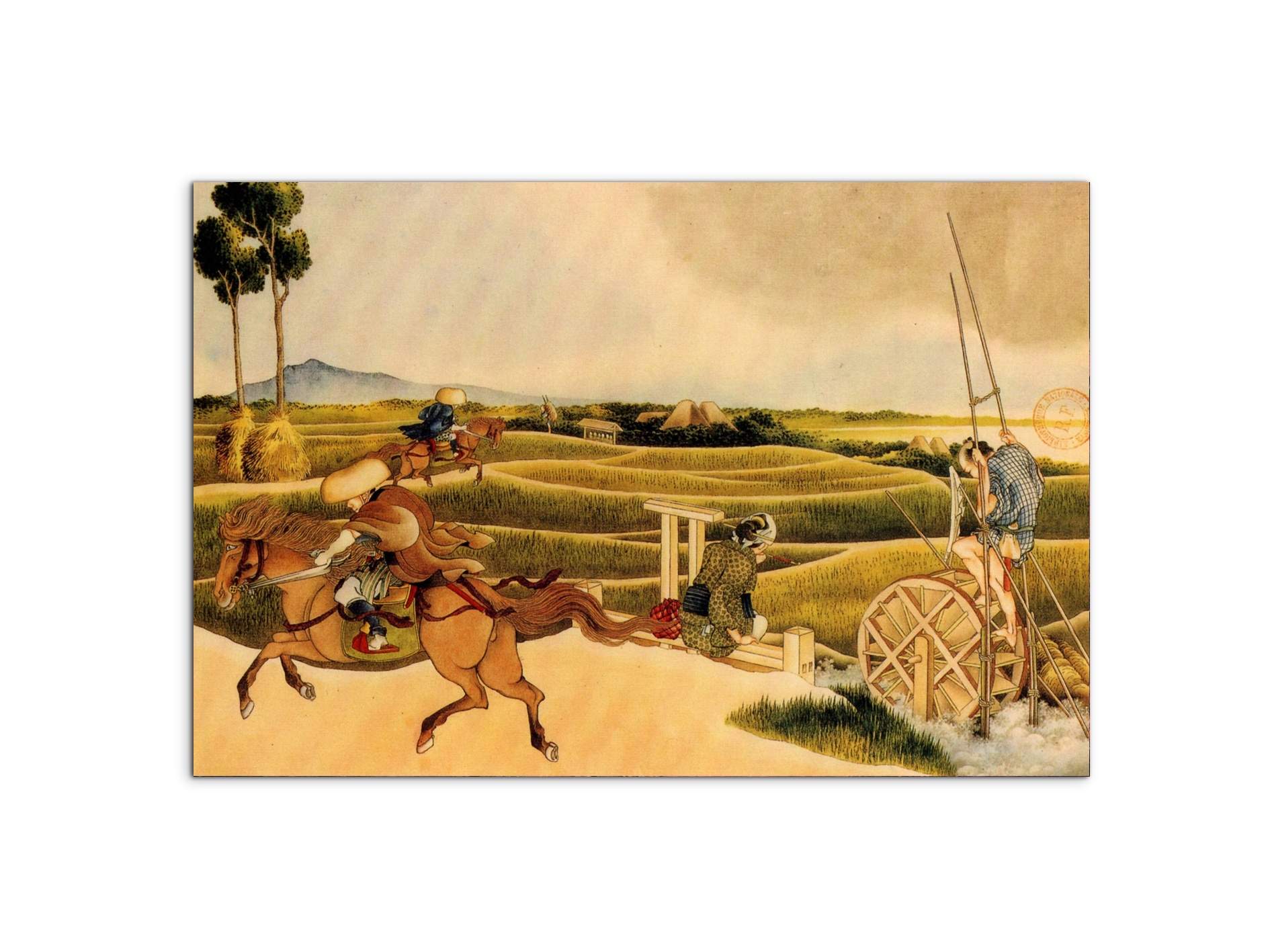 samurai-riding-on-horsesas90121-#materiale_MetalArt Materic/dimensioni_79,5x53