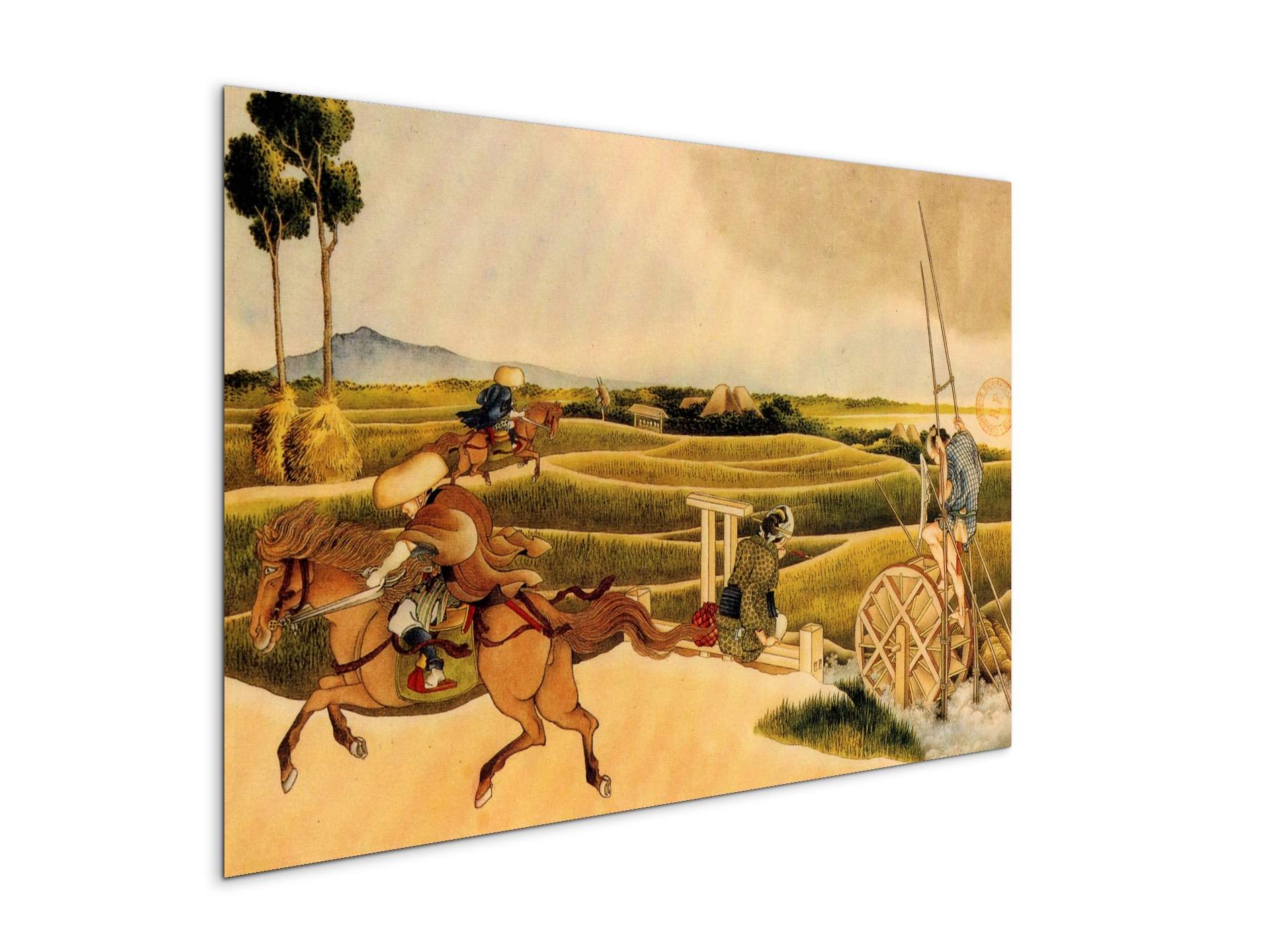 samurai-riding-on-horsesas90121-#materiale_MetalArt Materic/dimensioni_79,5x53