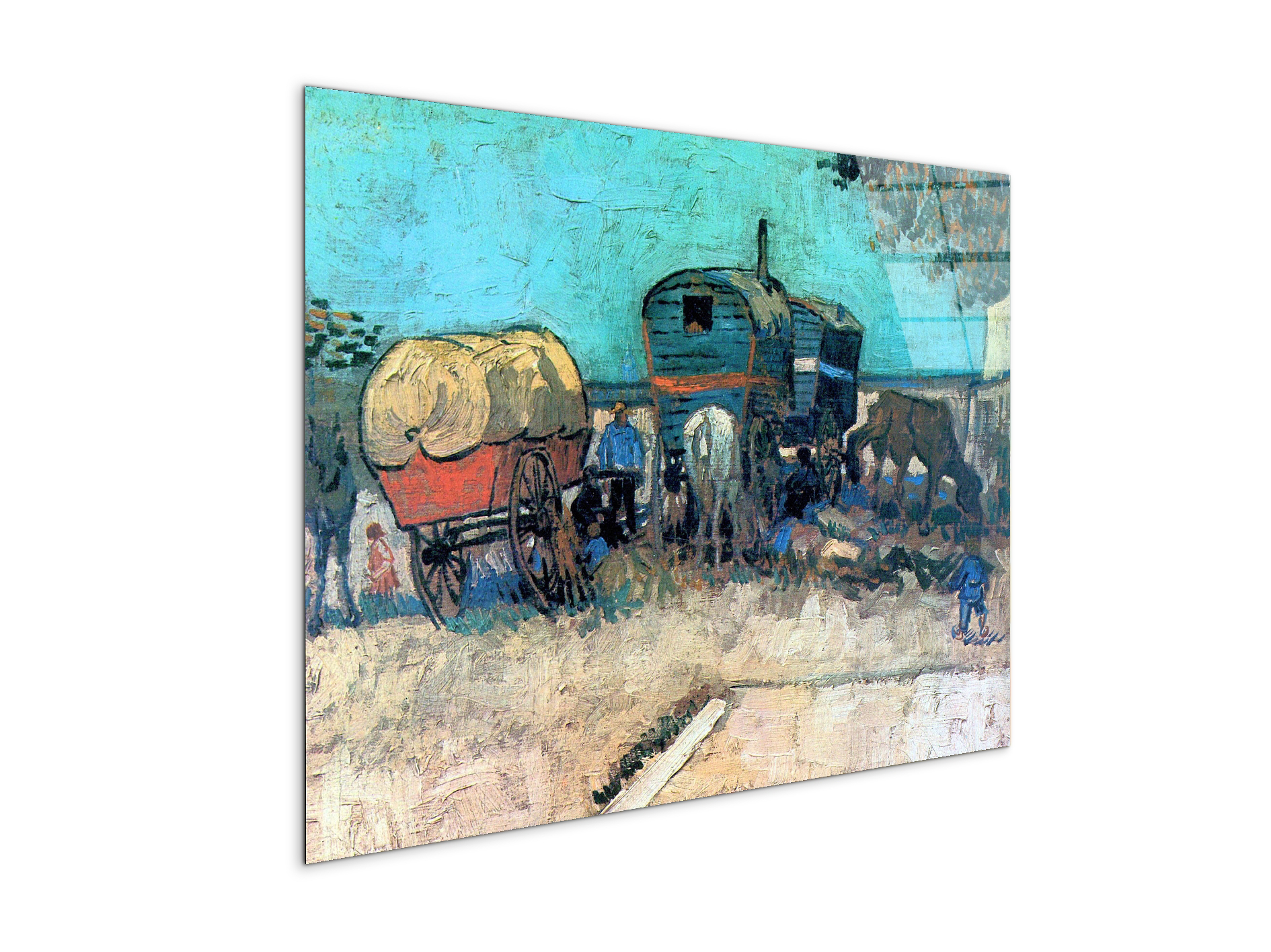gypsy-camp-with-horse-carriageas91085-#materiale_CrystalArt/dimensioni_76x57