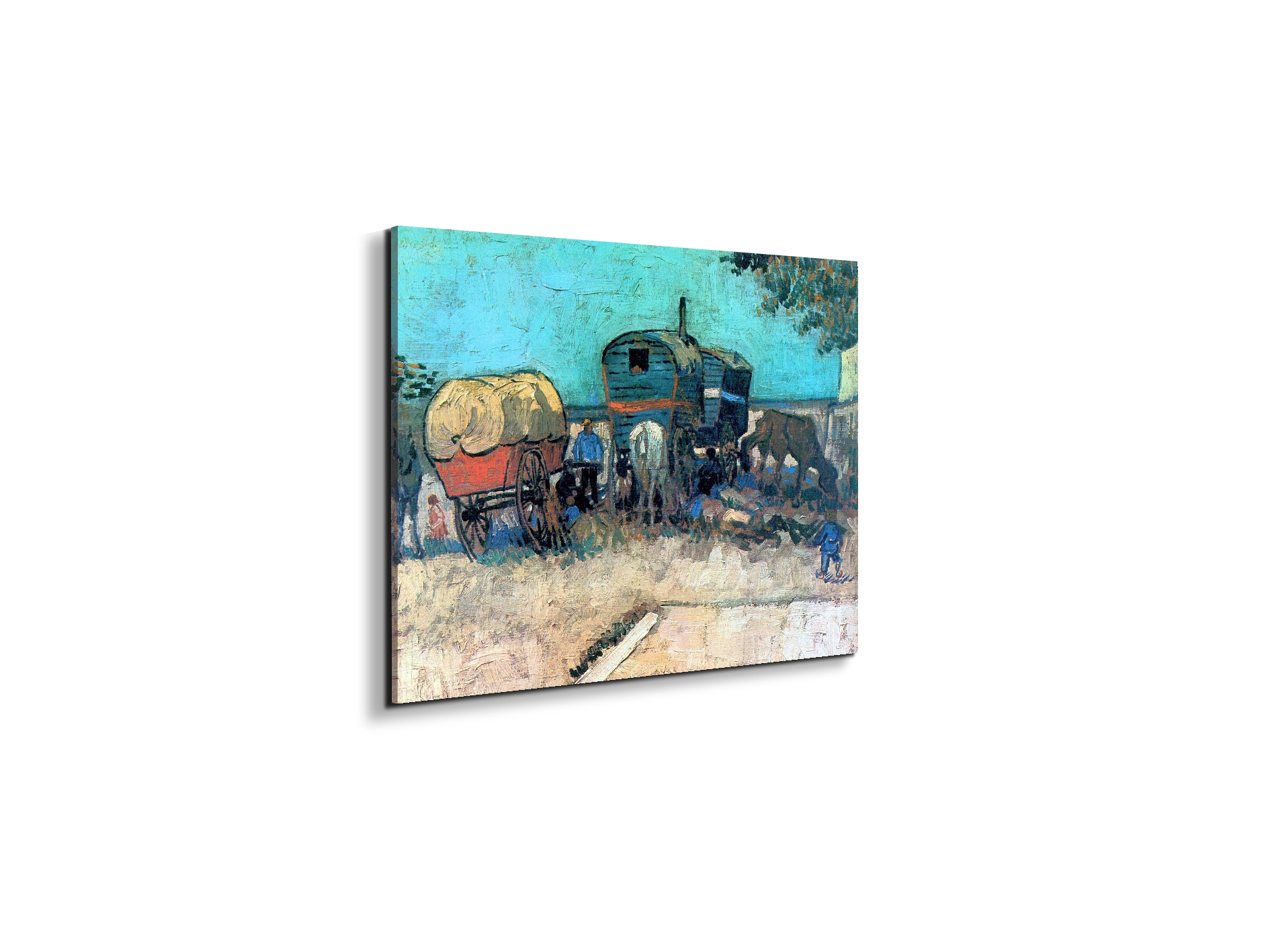 gypsy-camp-with-horse-carriageas91085-#materiale_EarthArt Materic/dimensioni_50x37,50