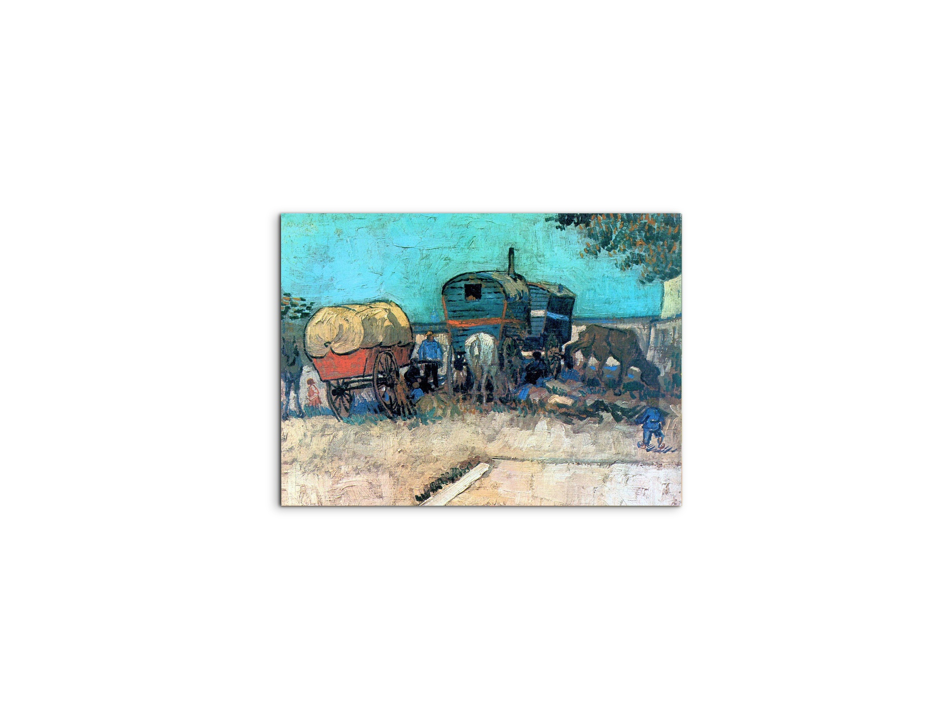 gypsy-camp-with-horse-carriageas91085-#materiale_MetalArt Materic/dimensioni_50x37,50