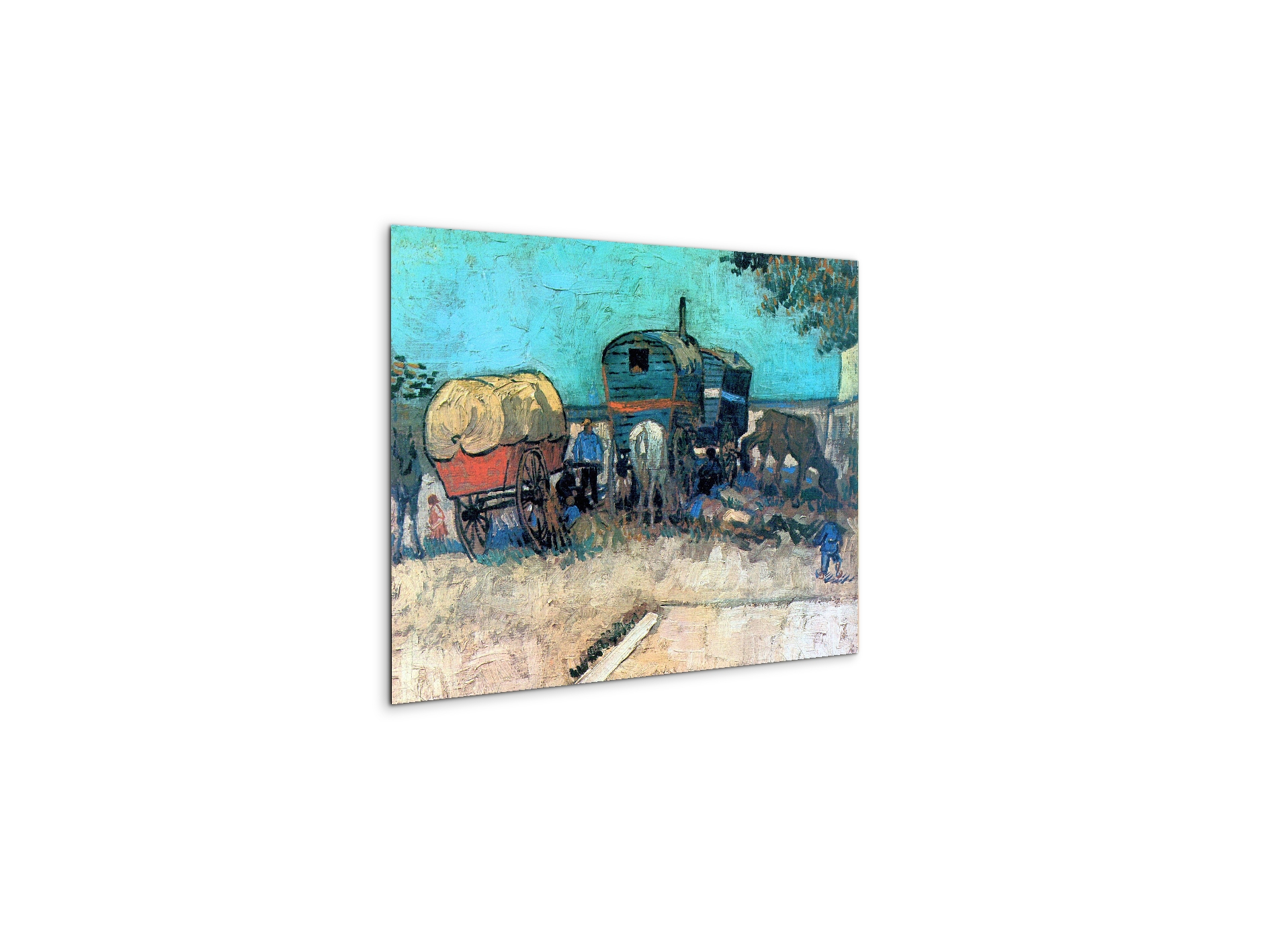 gypsy-camp-with-horse-carriageas91085-#materiale_MetalArt Materic/dimensioni_50x37,50