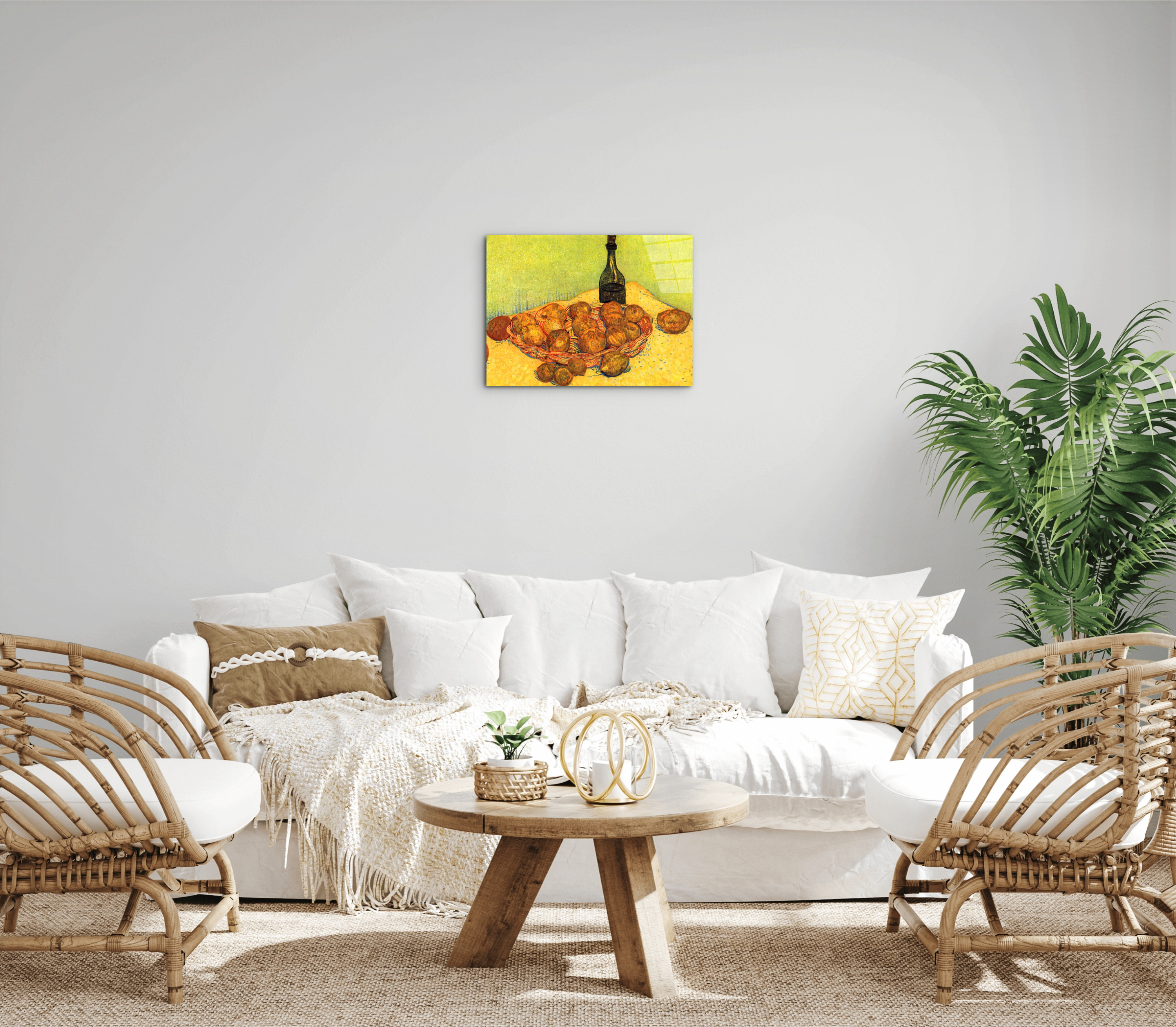 still-life-with-bottle-lemons-and-orangesas91199-#materiale_CrystalArt/dimensioni_50x37,50