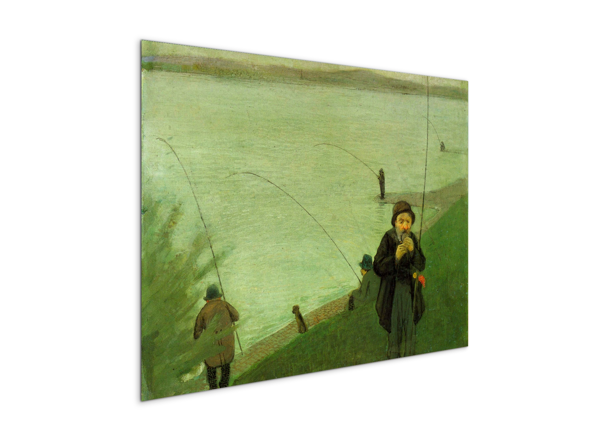 anglers-on-the-rhineas91361-#materiale_MetalArt Materic/dimensioni_76x57