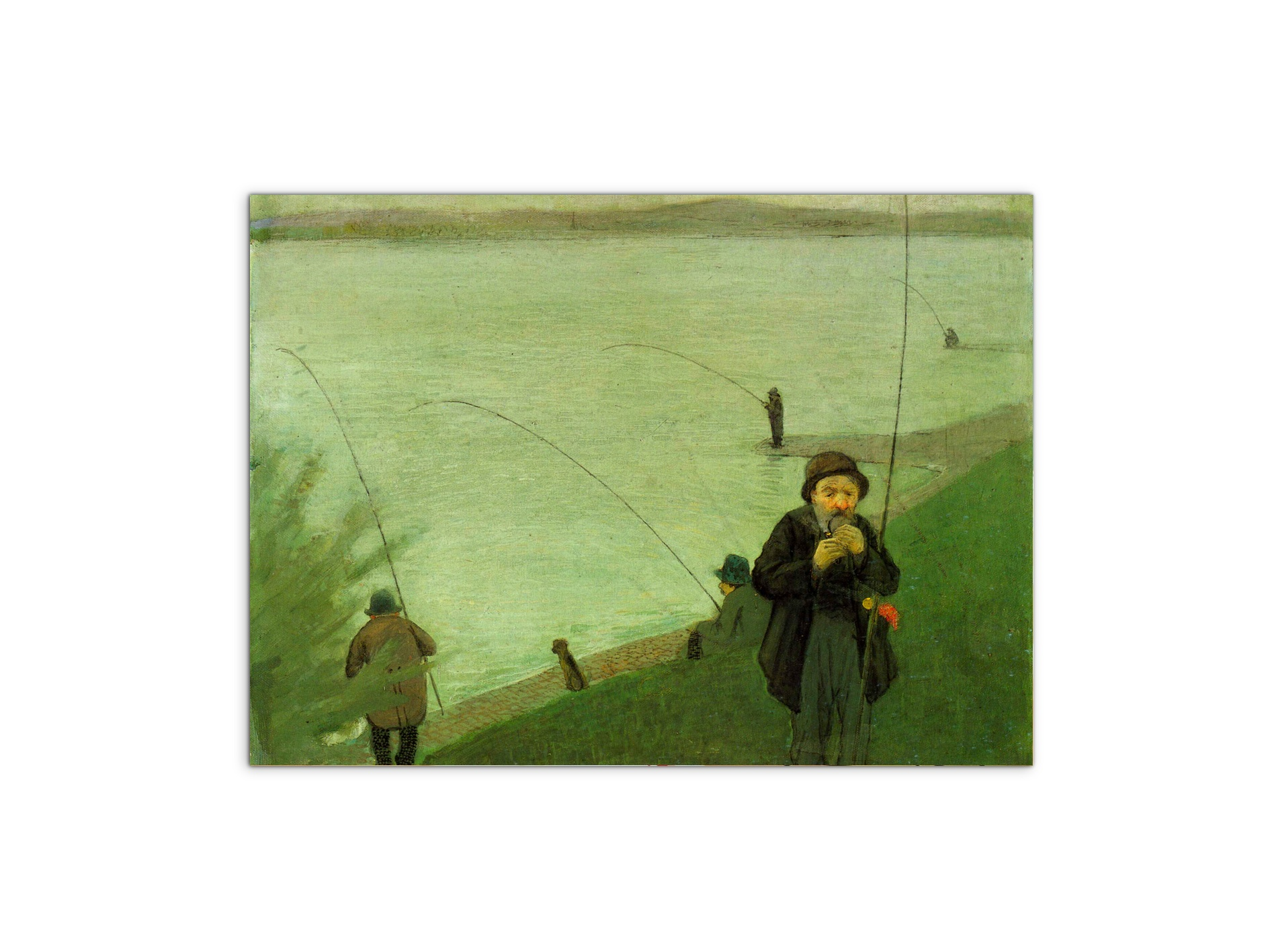 anglers-on-the-rhineas91361-#materiale_MetalArt Materic/dimensioni_76x57
