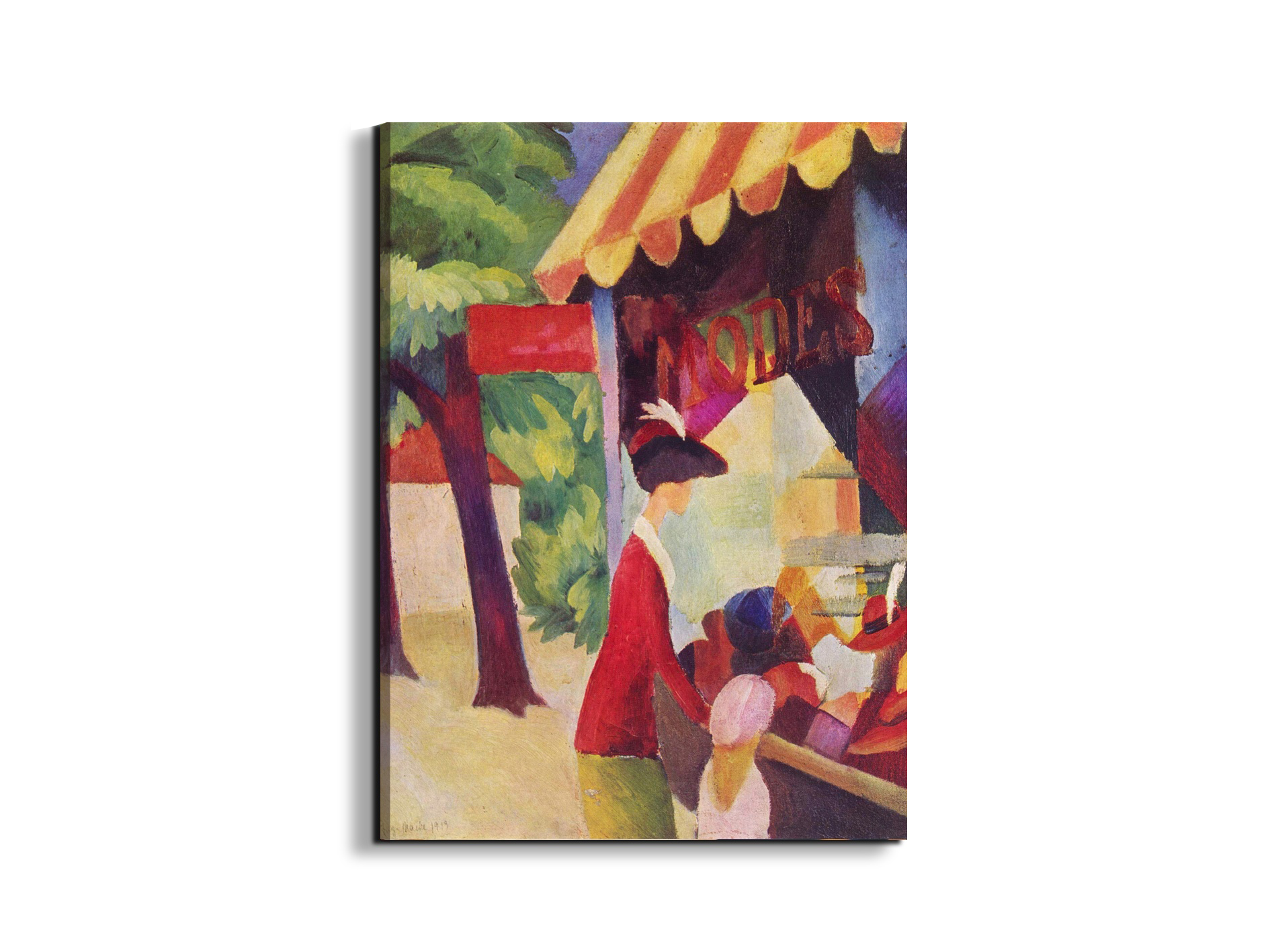 before-hutladen-woman-with-a-red-jacket-and-child-as91363-#materiale_EarthArt Materic/dimensioni_57x76