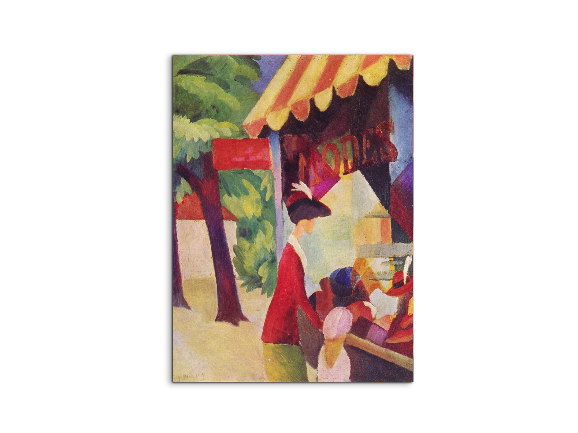 before-hutladen-woman-with-a-red-jacket-and-child-as91363-#materiale_MetalArt Materic/dimensioni_57x76