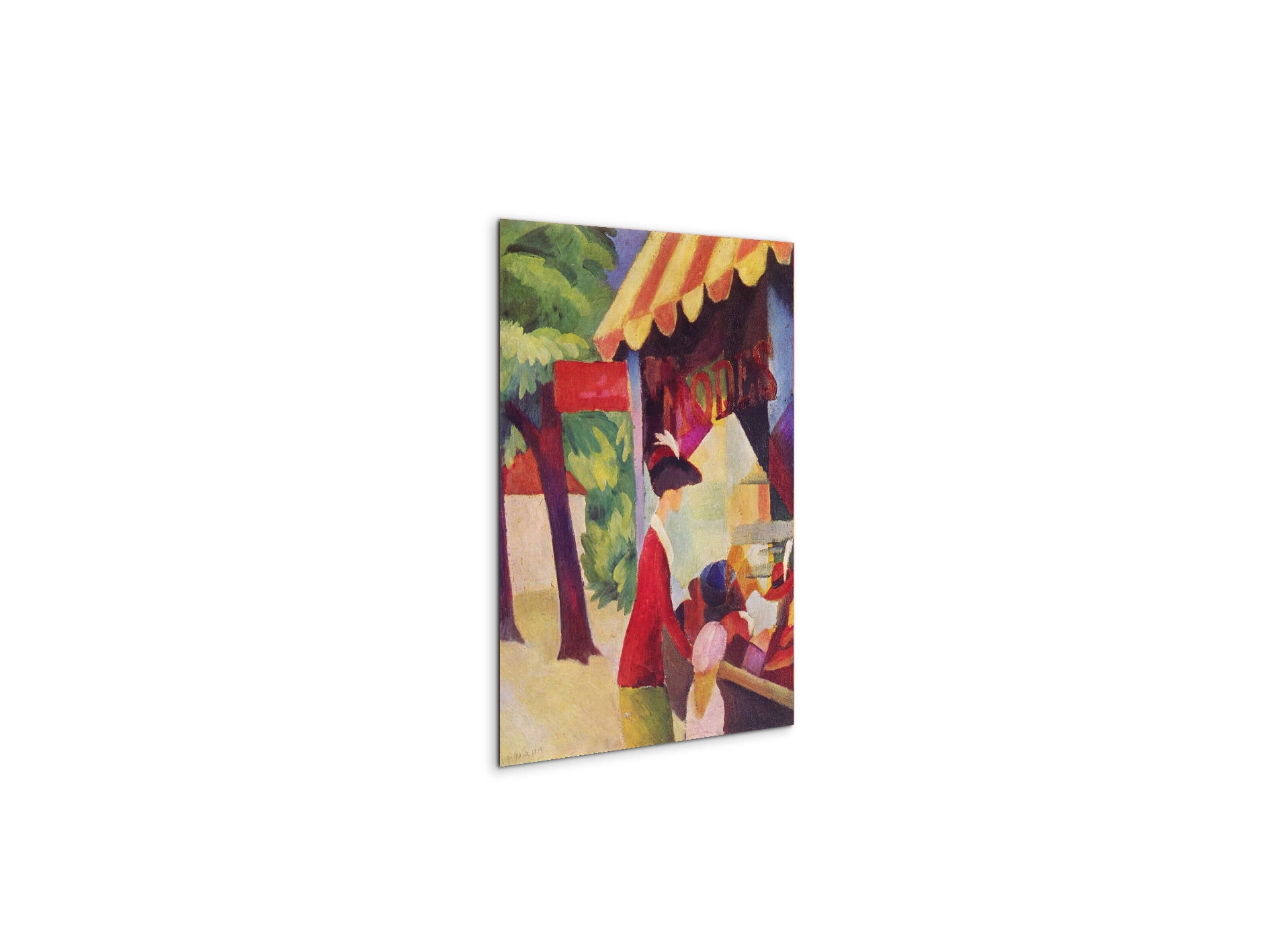 before-hutladen-woman-with-a-red-jacket-and-child-as91363-#materiale_MetalArt Materic/dimensioni_37,50x50