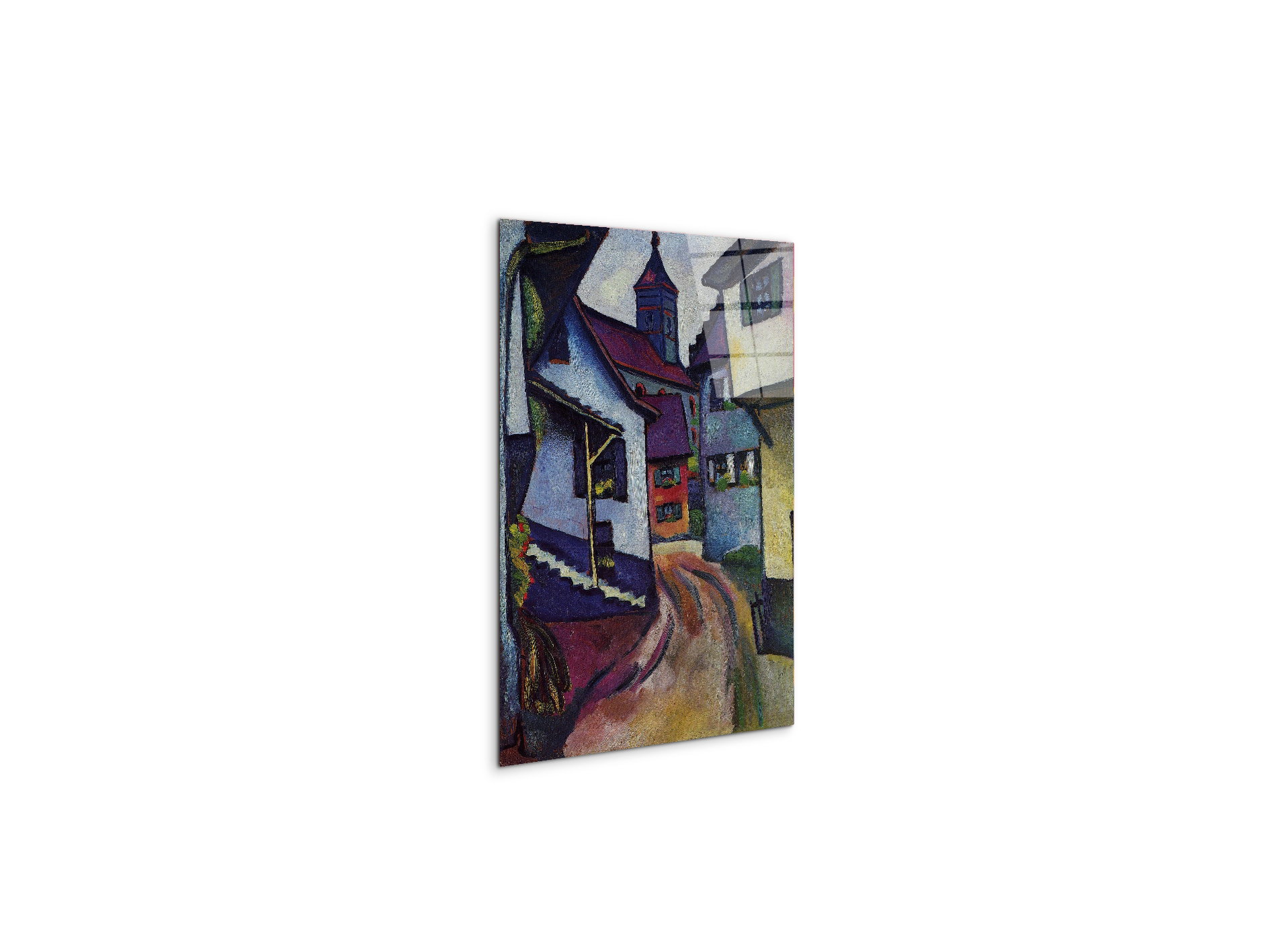 street-with-a-church-in-kandern-as91415-#materiale_CrystalArt/dimensioni_37,50x50