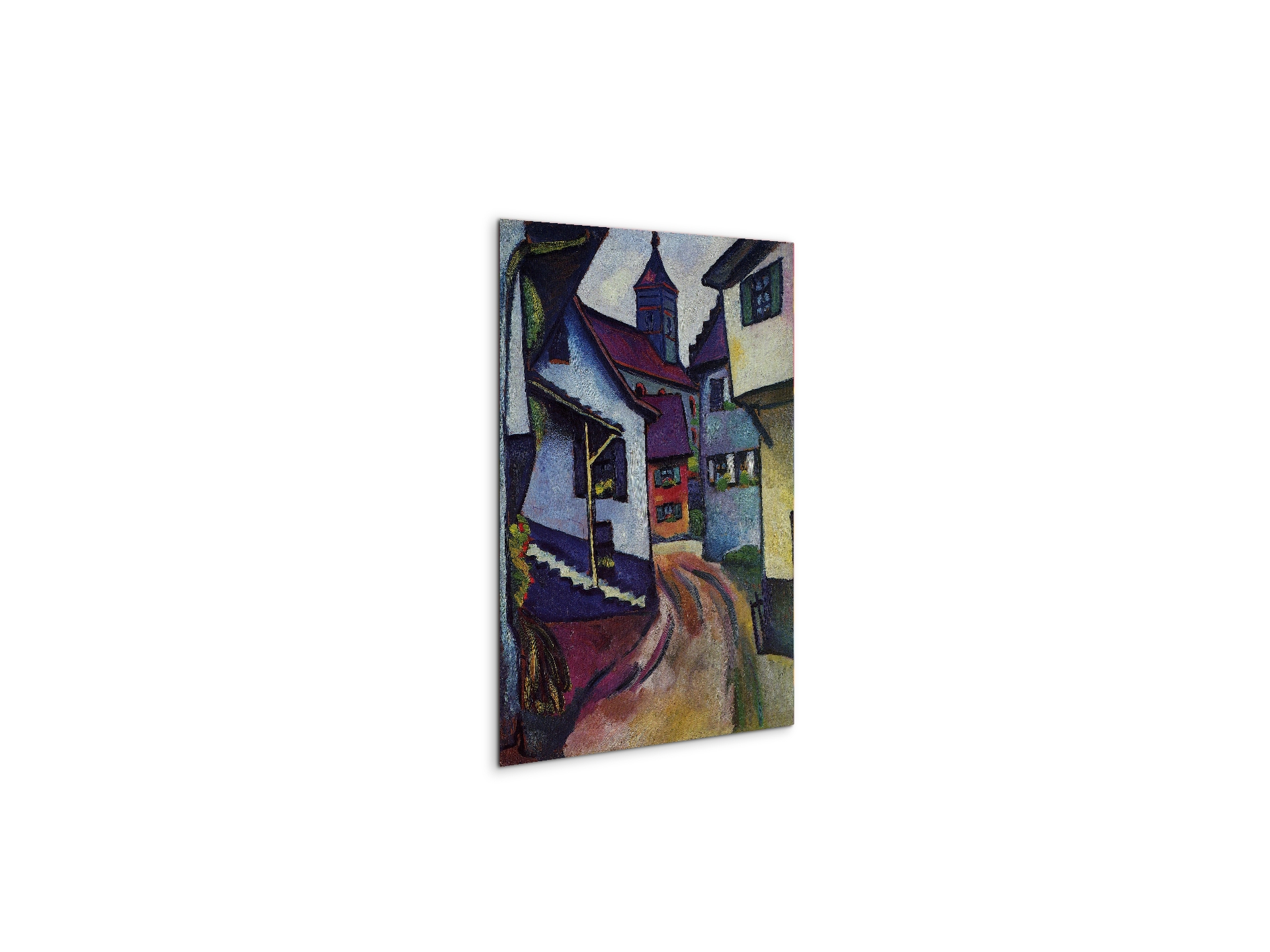 street-with-a-church-in-kandern-as91415-#materiale_MetalArt Materic/dimensioni_37,50x50