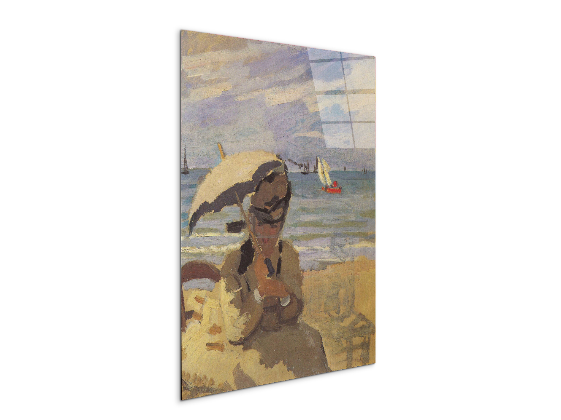 camille-monet-on-the-beach-at-trouvilleas91691-#materiale_CrystalArt/dimensioni_57x76
