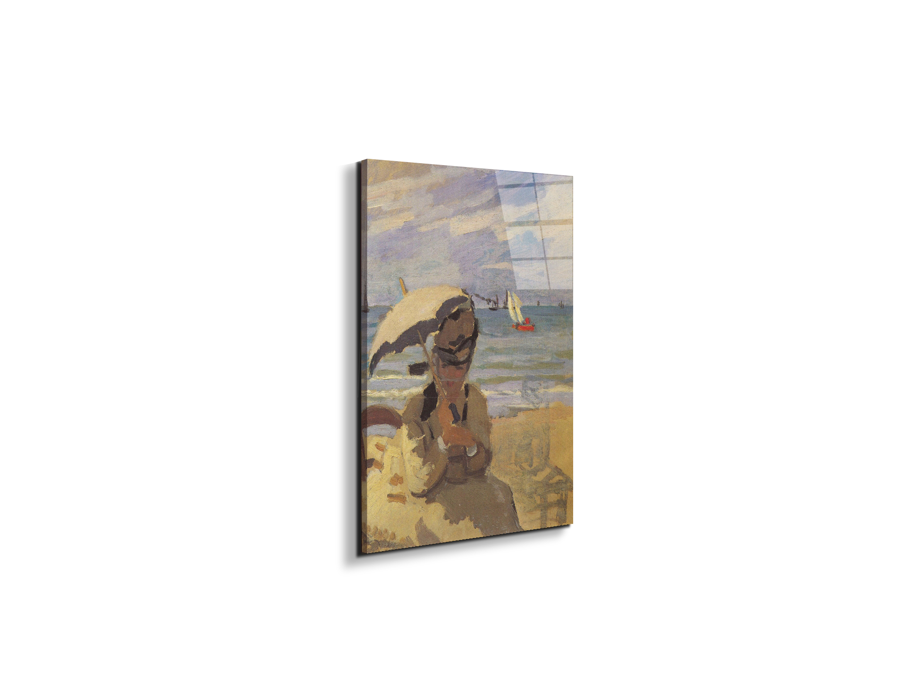 camille-monet-on-the-beach-at-trouvilleas91691-#materiale_EarthArt Total Gloss/dimensioni_37,50x50