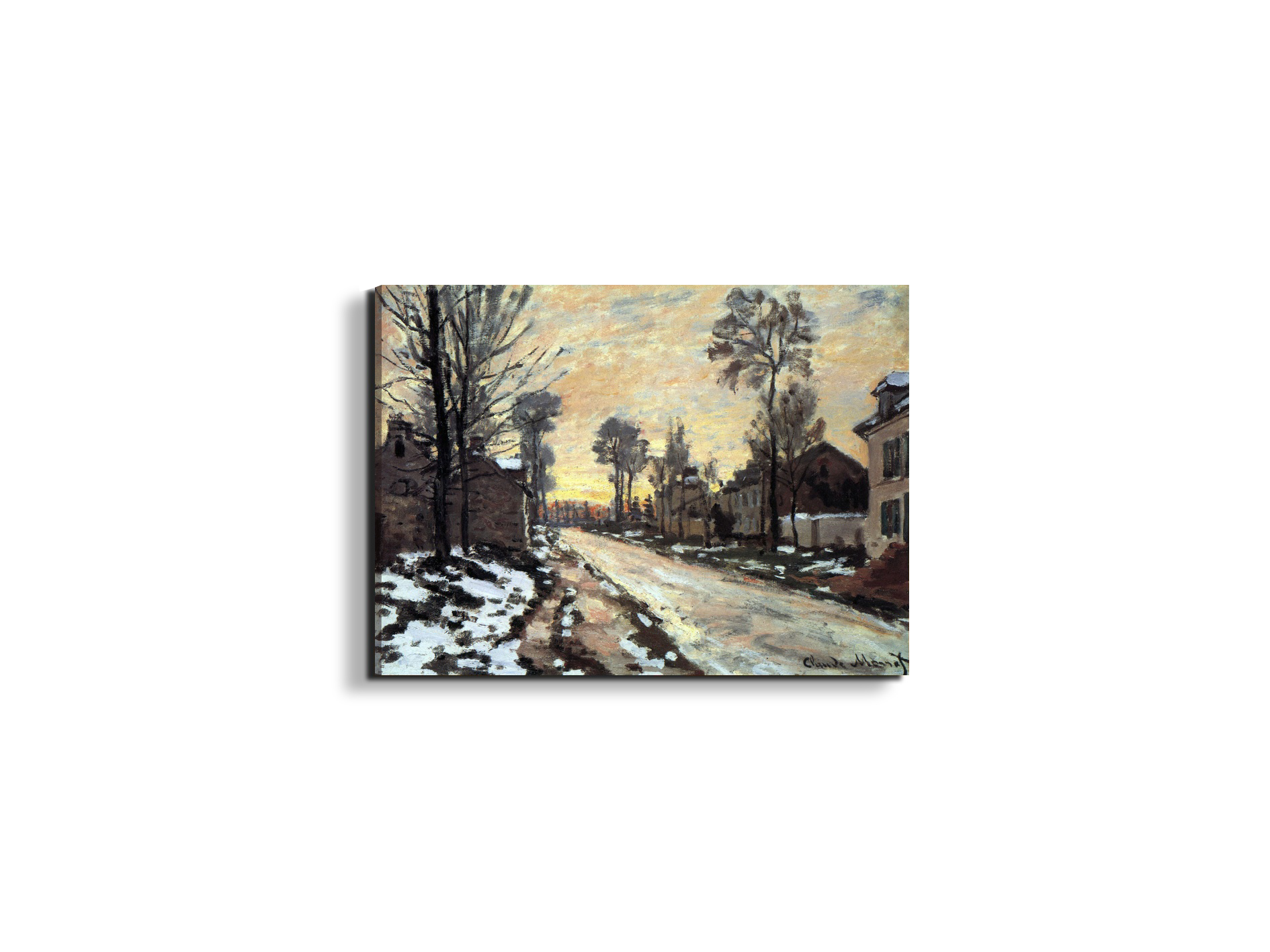 road-to-louveciennes-melting-snow-children-sunset-as91901-#materiale_EarthArt Materic/dimensioni_50x37,50