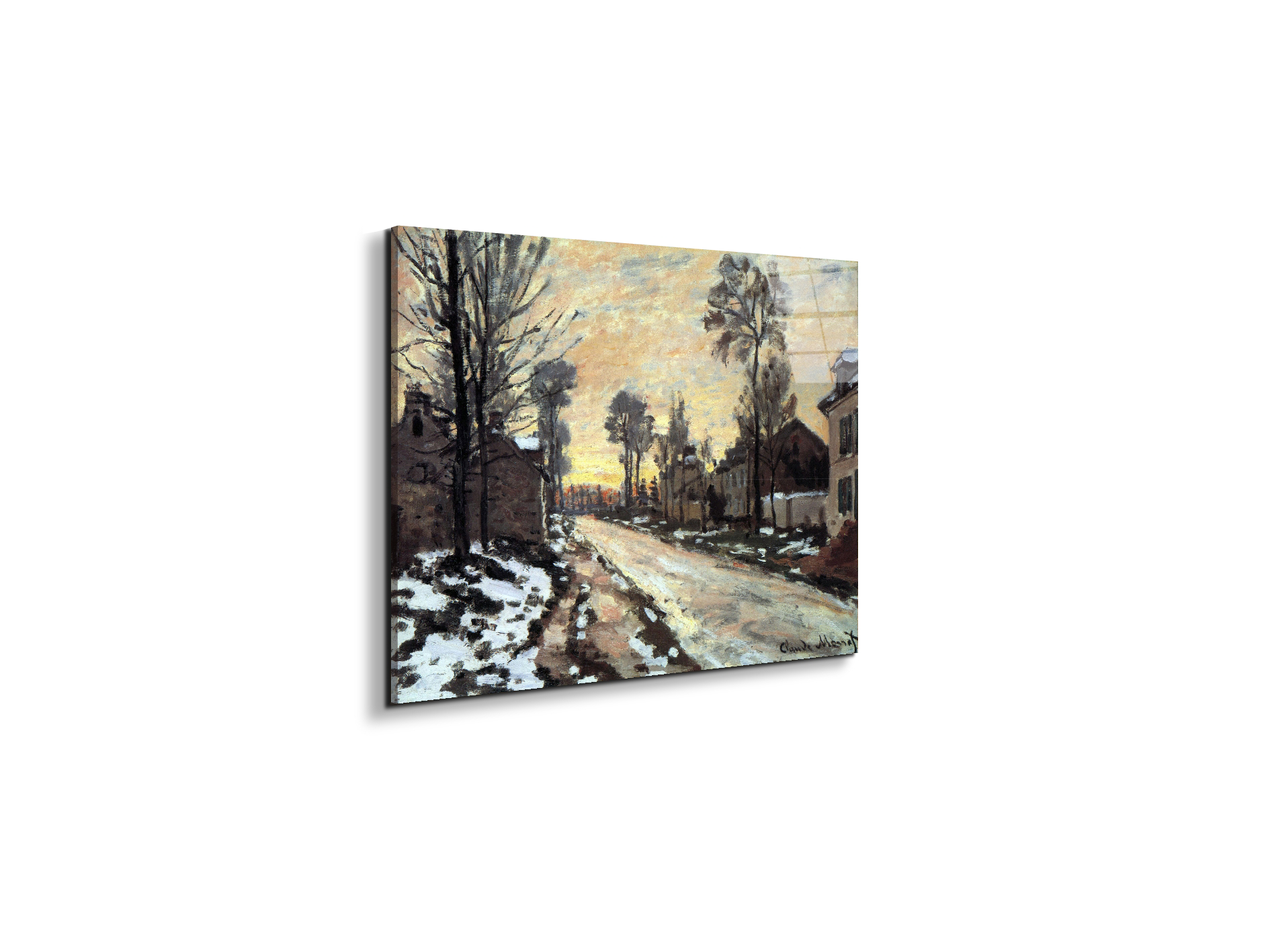 road-to-louveciennes-melting-snow-children-sunset-as91901-#materiale_EarthArt Total Gloss/dimensioni_50x37,50