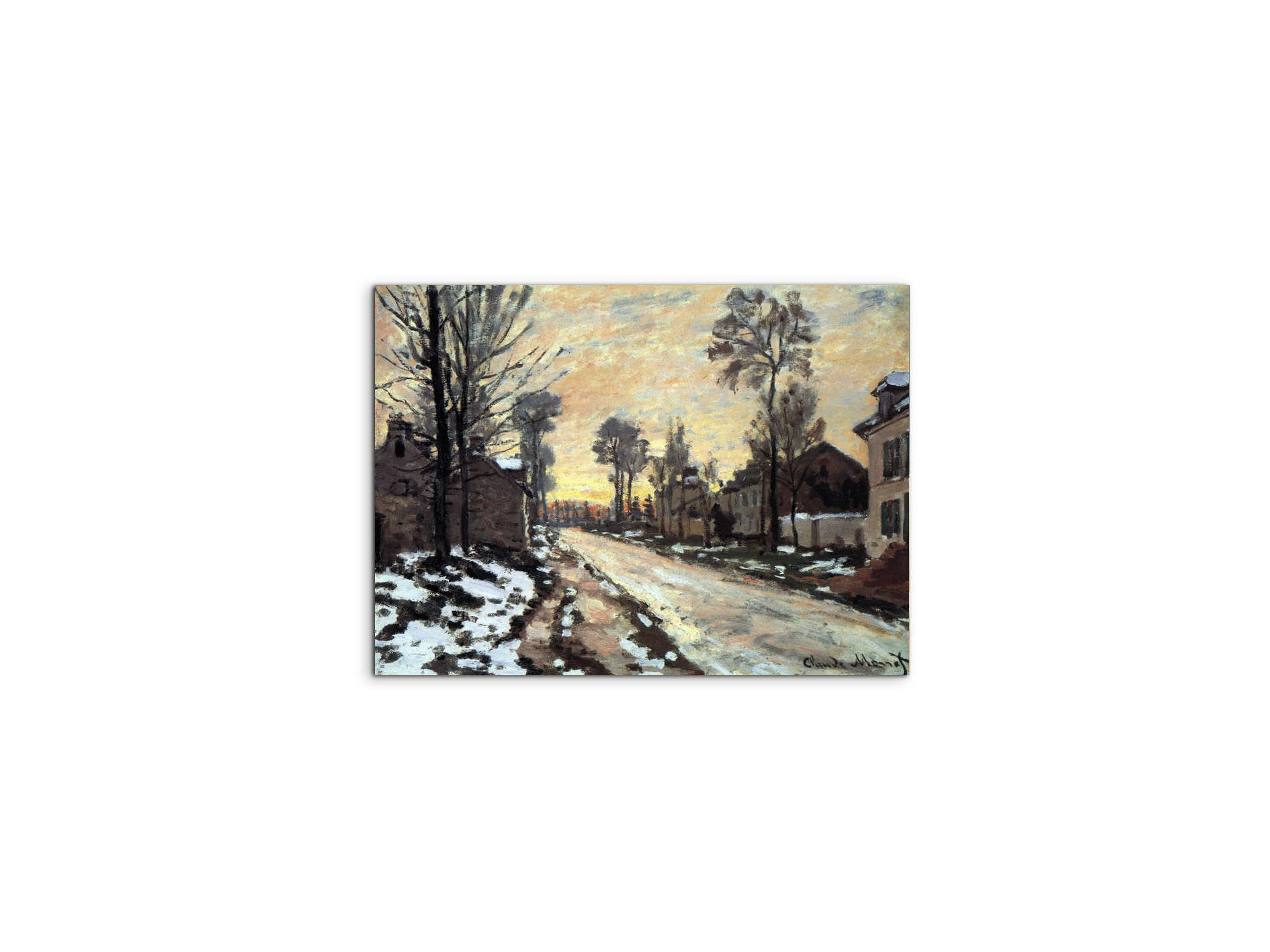 road-to-louveciennes-melting-snow-children-sunset-as91901-#materiale_MetalArt Materic/dimensioni_50x37,50