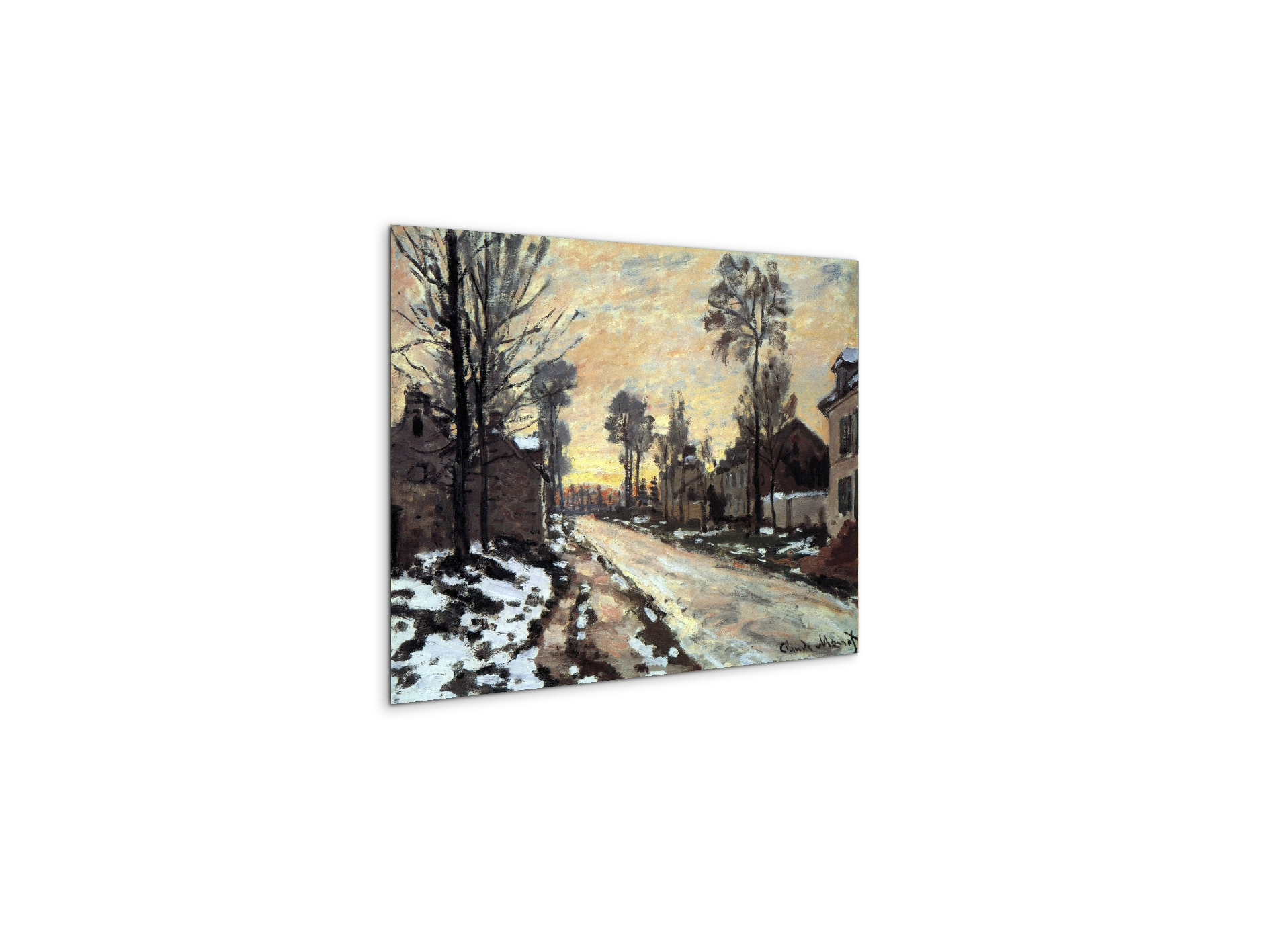 road-to-louveciennes-melting-snow-children-sunset-as91901-#materiale_MetalArt Materic/dimensioni_50x37,50