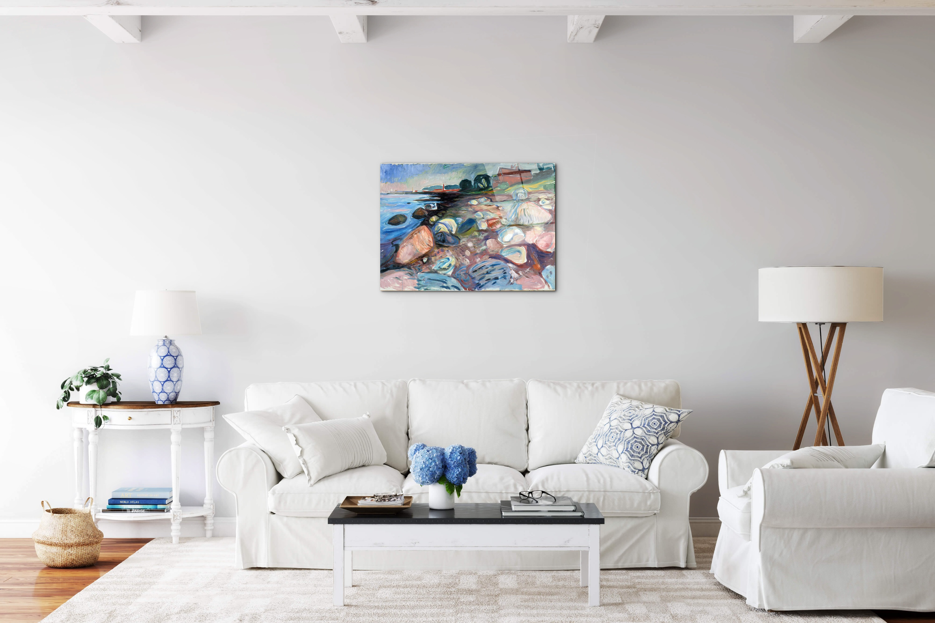 shore-with-red-houseas92301-#materiale_CrystalArt/dimensioni_76x57