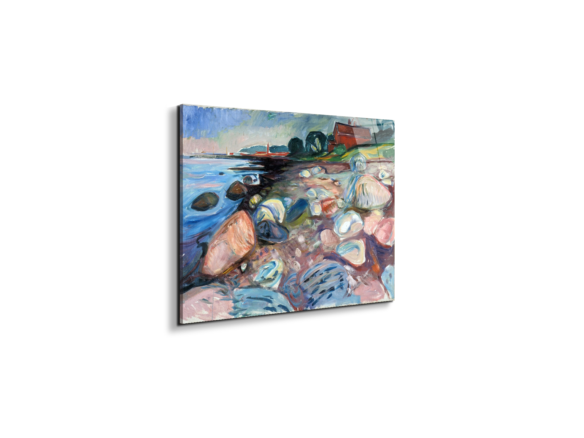 shore-with-red-houseas92301-#materiale_EarthArt Total Gloss/dimensioni_50x37,50