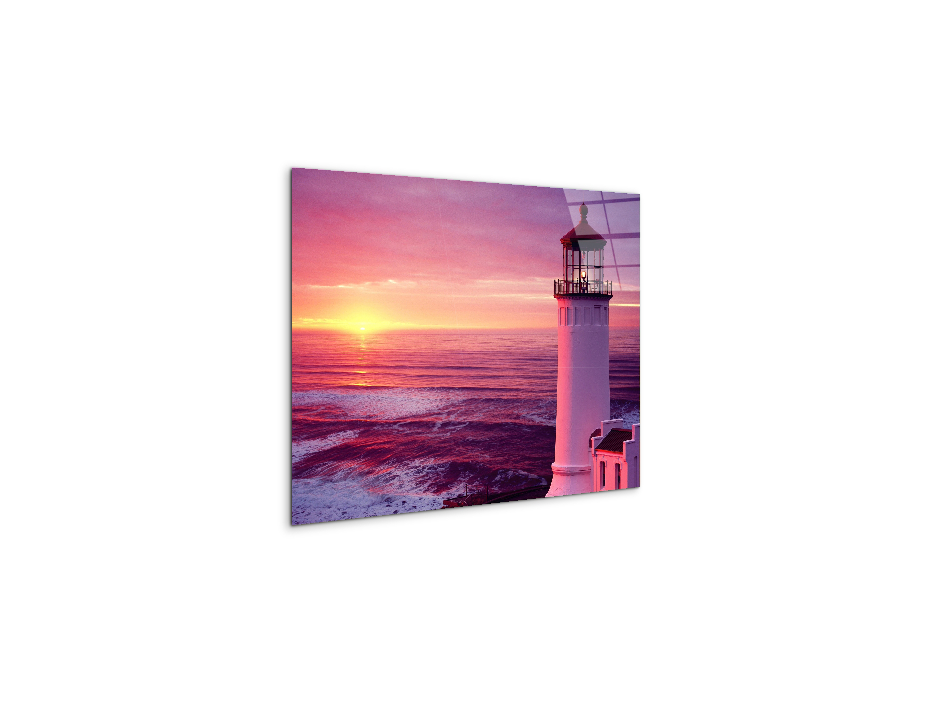 sunset-lighthouseas92356-#materiale_CrystalArt/dimensioni_50x37,50