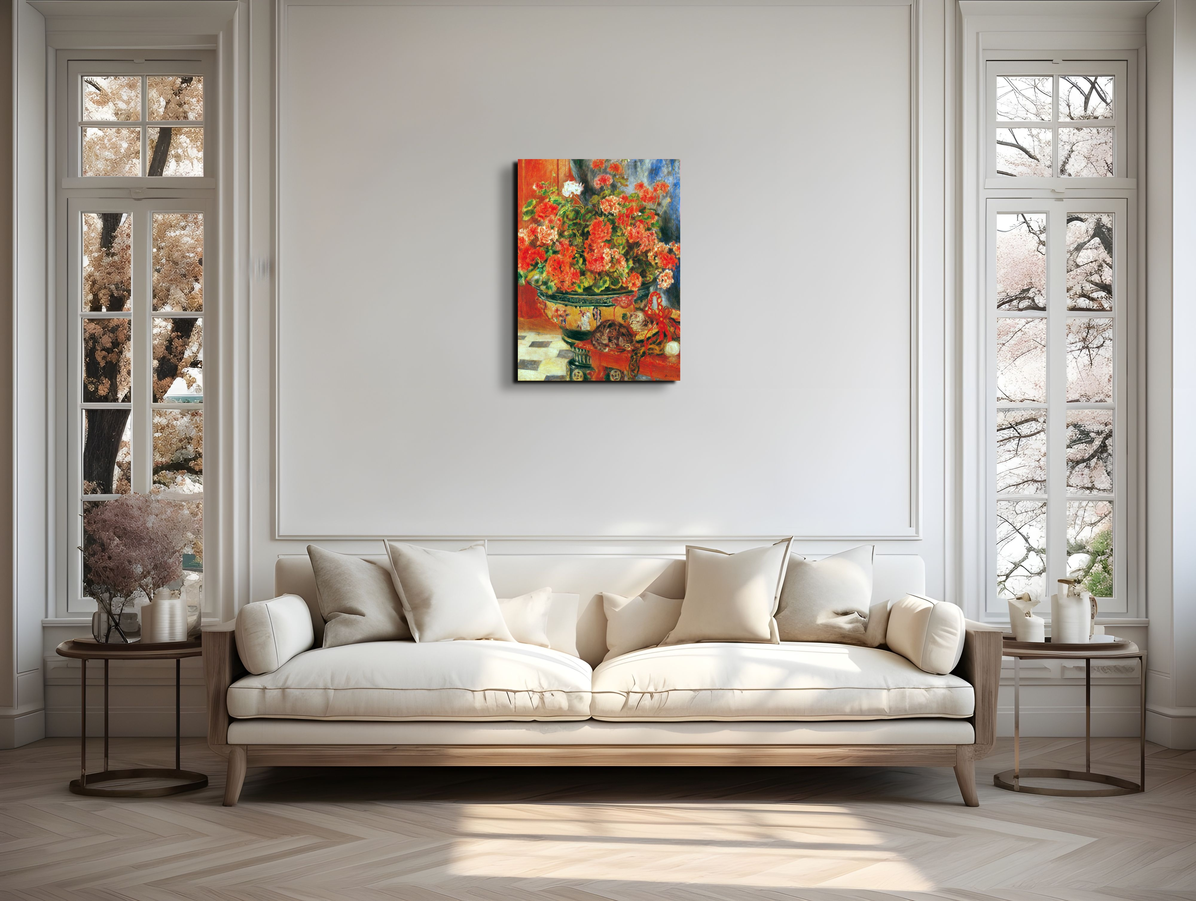 geraniums-and-catsas92735-#materiale_EarthArt Materic/dimensioni_57x76