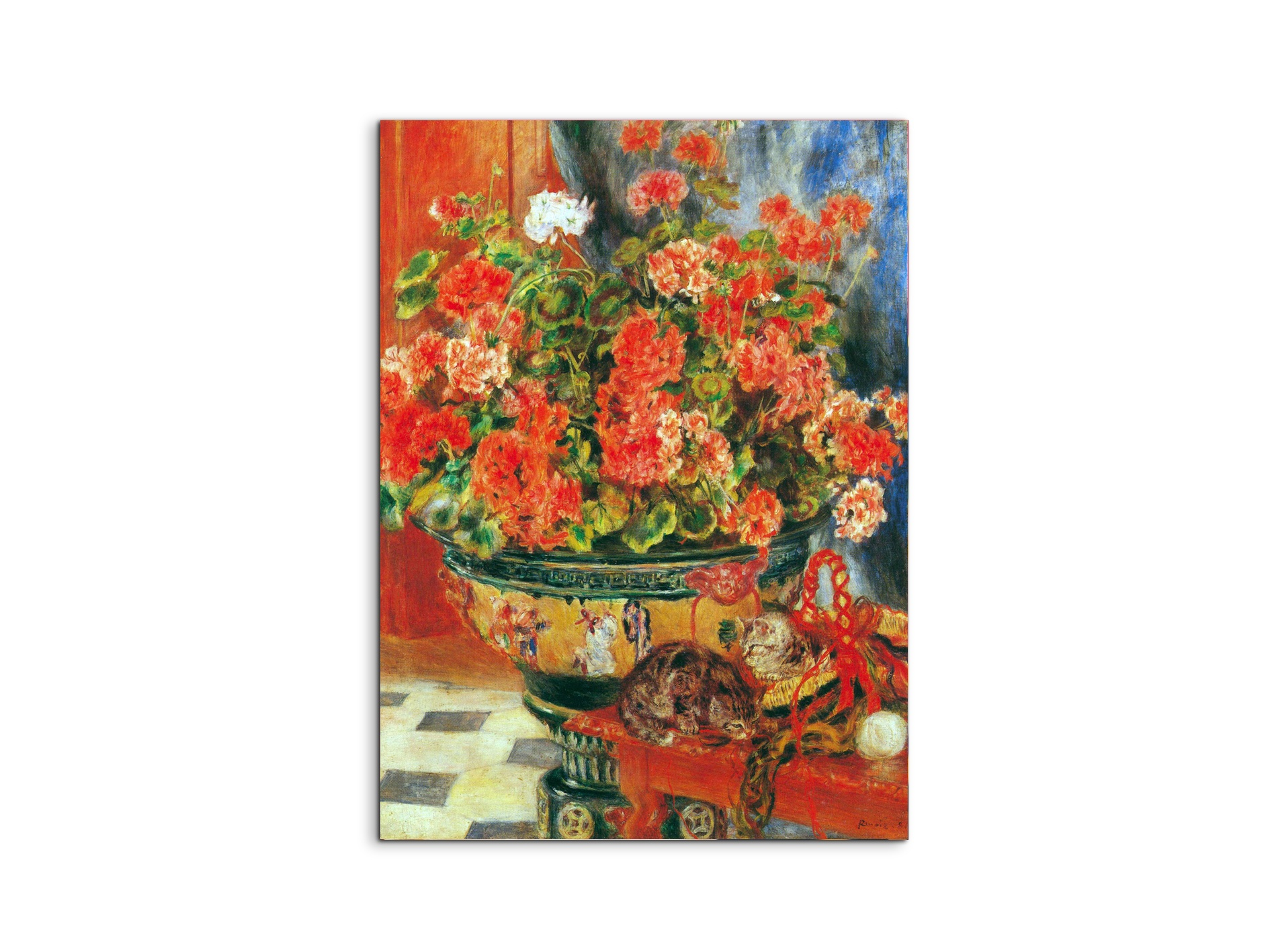 geraniums-and-catsas92735-#materiale_MetalArt Materic/dimensioni_57x76