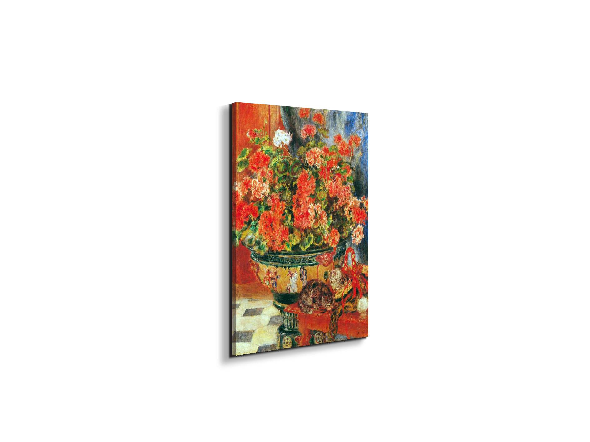 geraniums-and-catsas92735-#materiale_EarthArt Materic/dimensioni_37,50x50