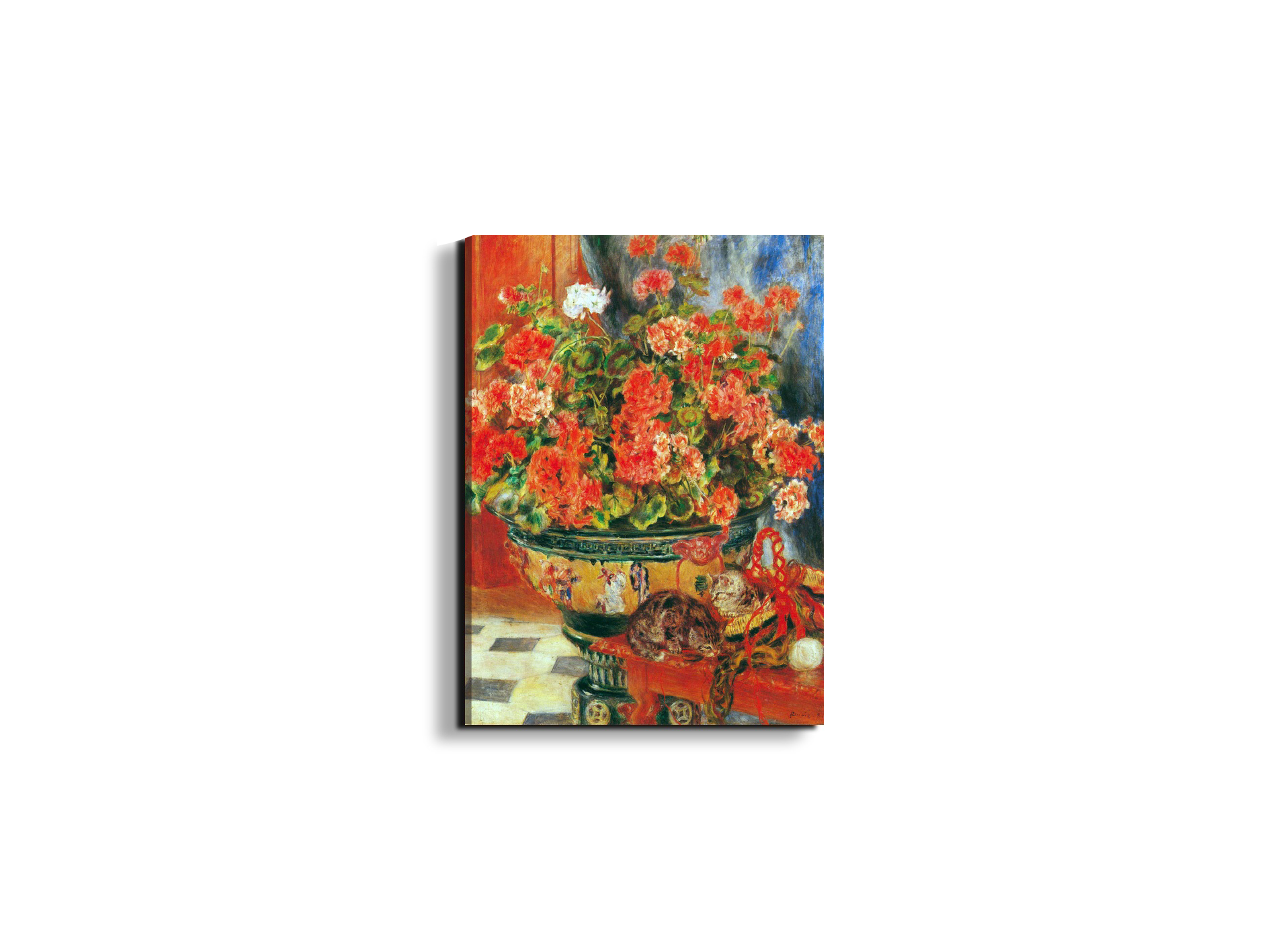 geraniums-and-catsas92735-#materiale_EarthArt Materic/dimensioni_37,50x50
