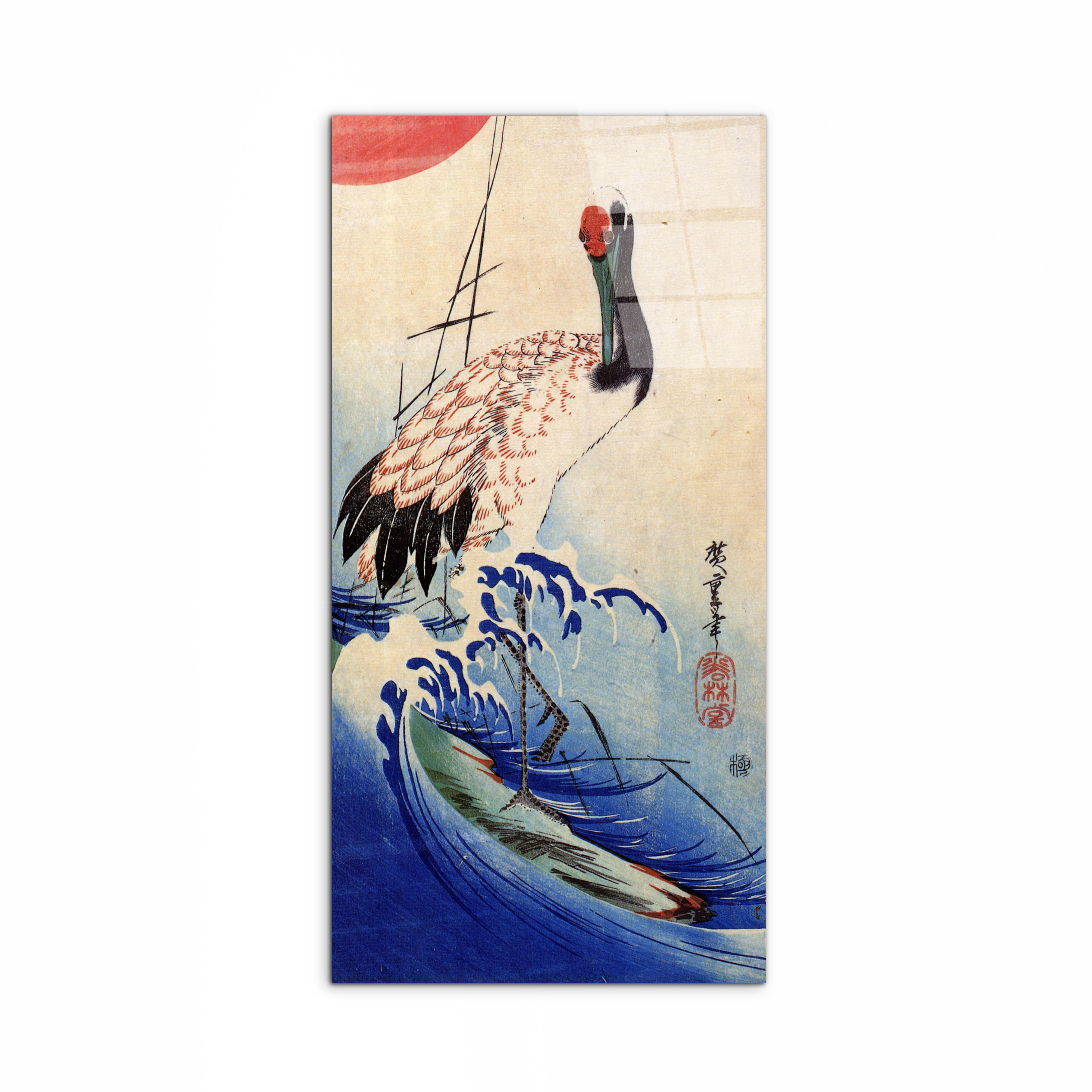crane-and-rising-sunas92871-#materiale_CrystalArt/dimensioni_50x100