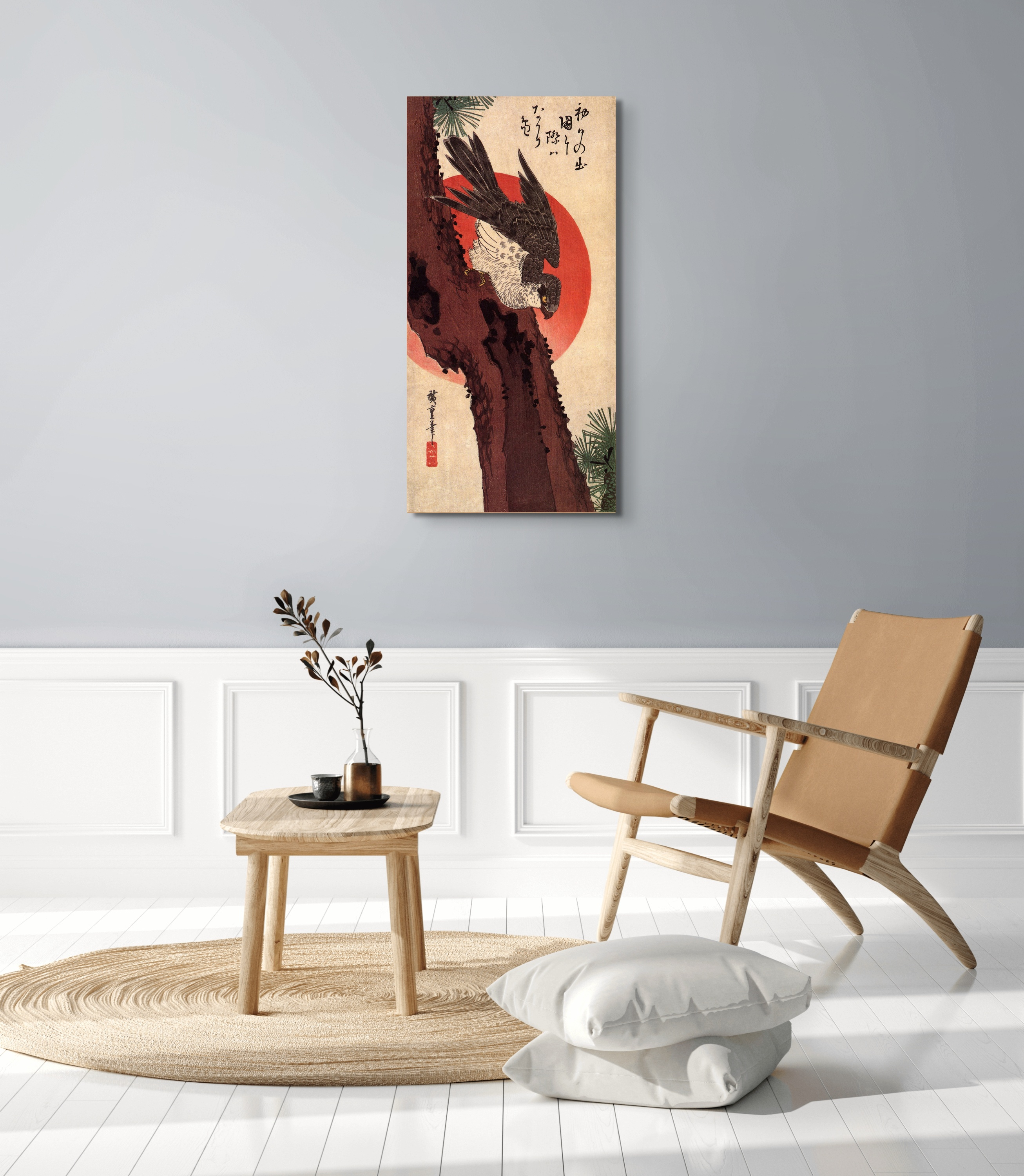 falcon-on-a-pine-with-rising-sunas92875-