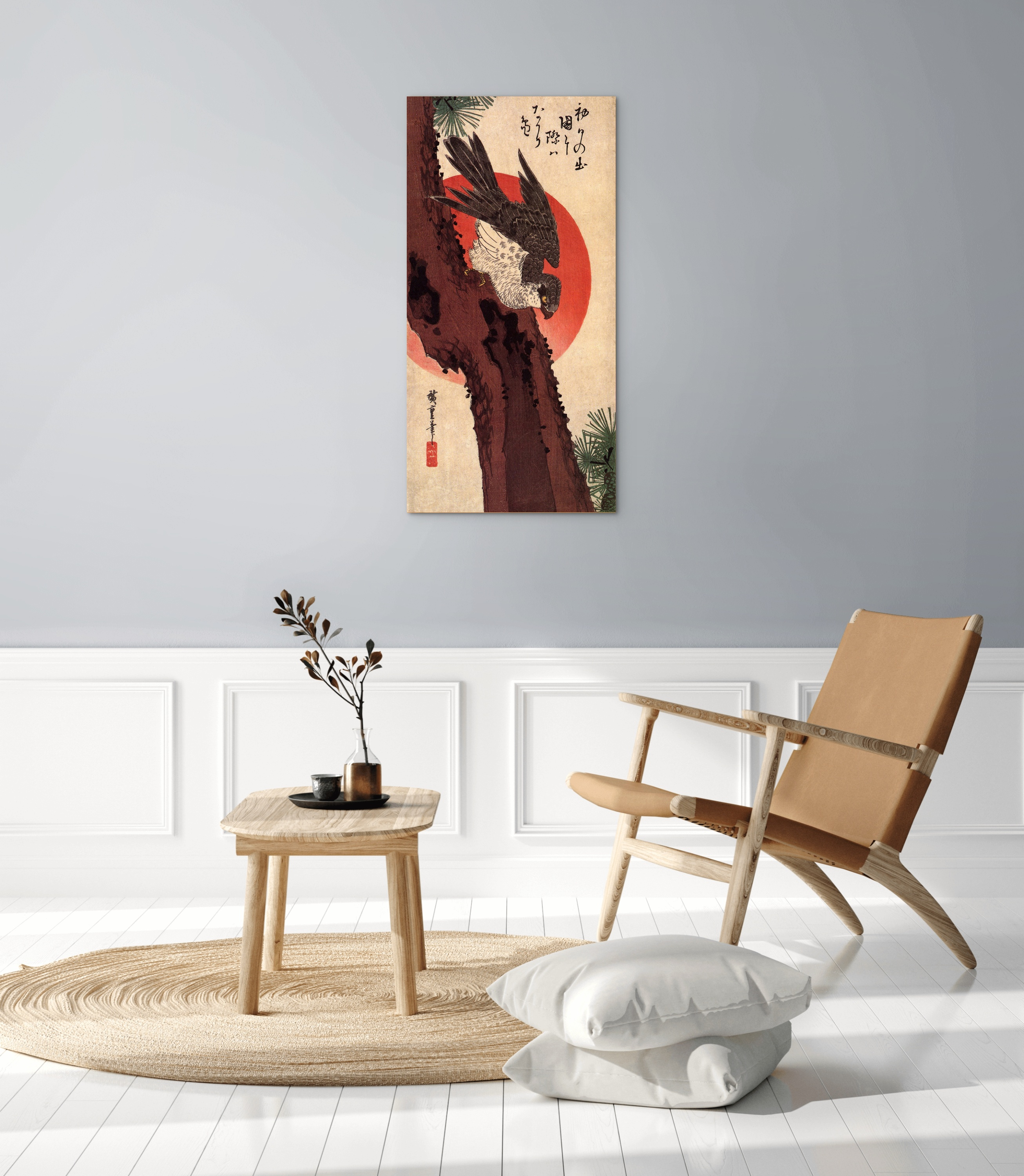 falcon-on-a-pine-with-rising-sunas92875-