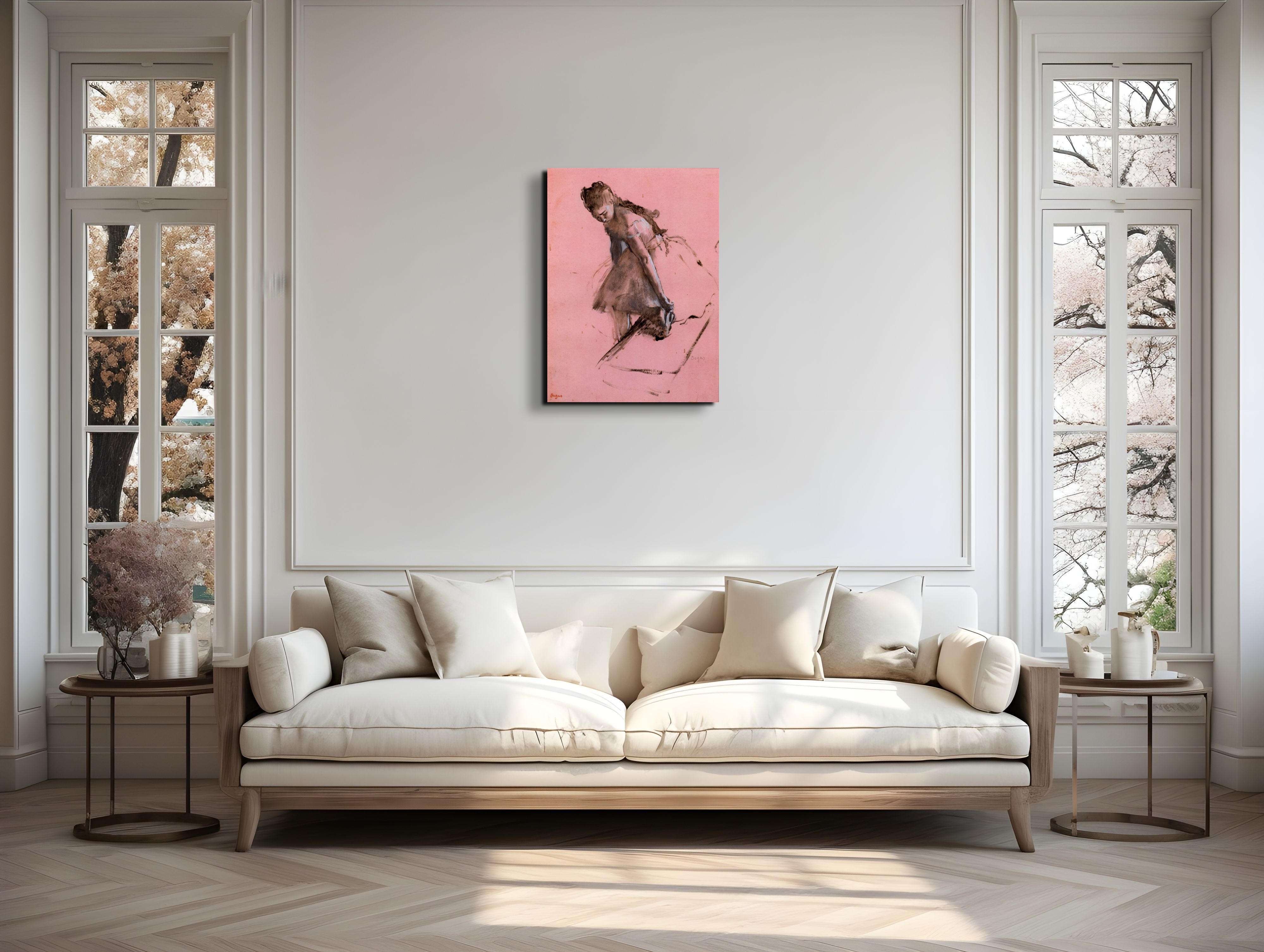 dancer-slipping-on-her-shoeas93052-#materiale_EarthArt Materic/dimensioni_57x76