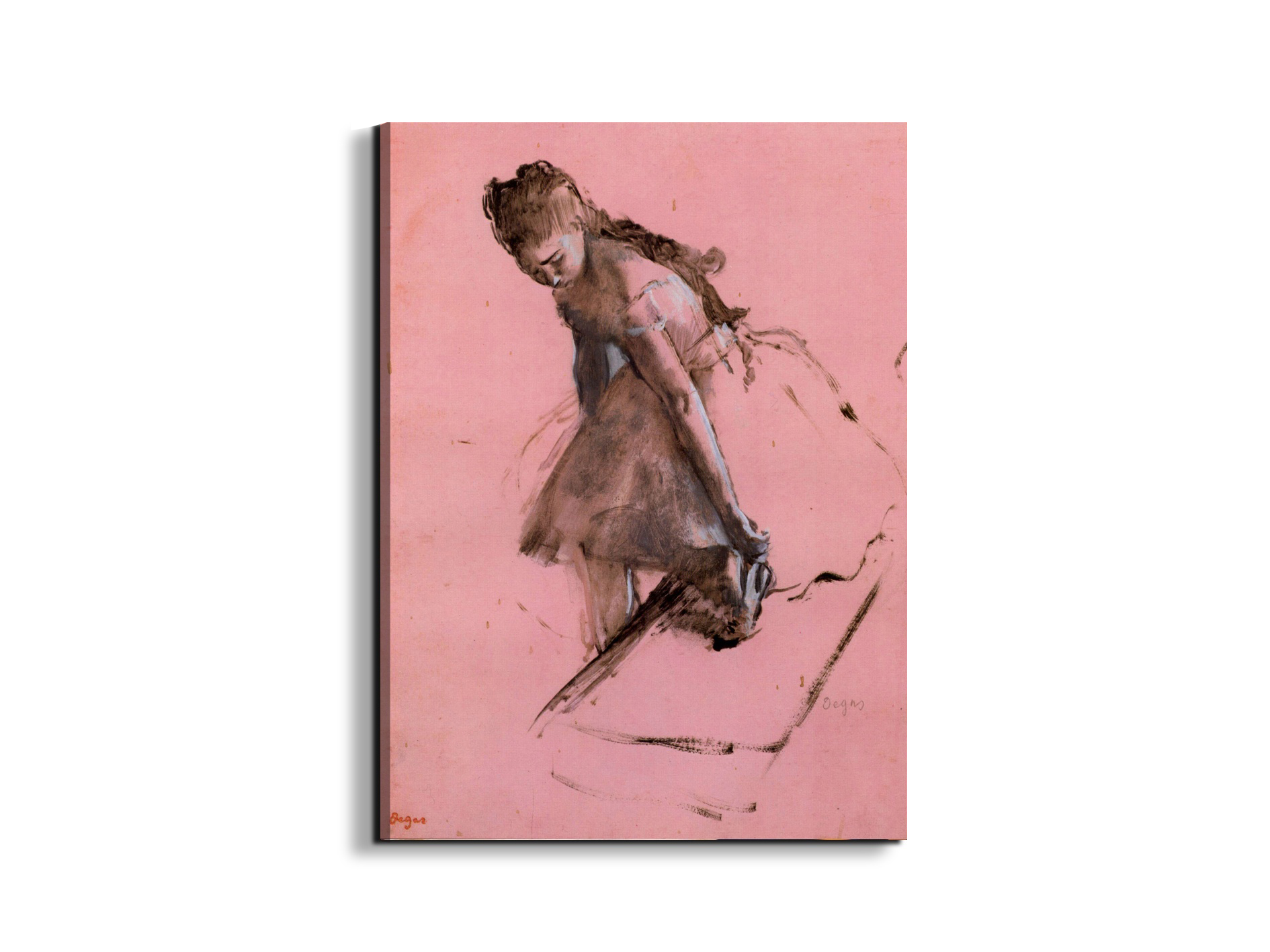 dancer-slipping-on-her-shoeas93052-#materiale_EarthArt Materic/dimensioni_57x76