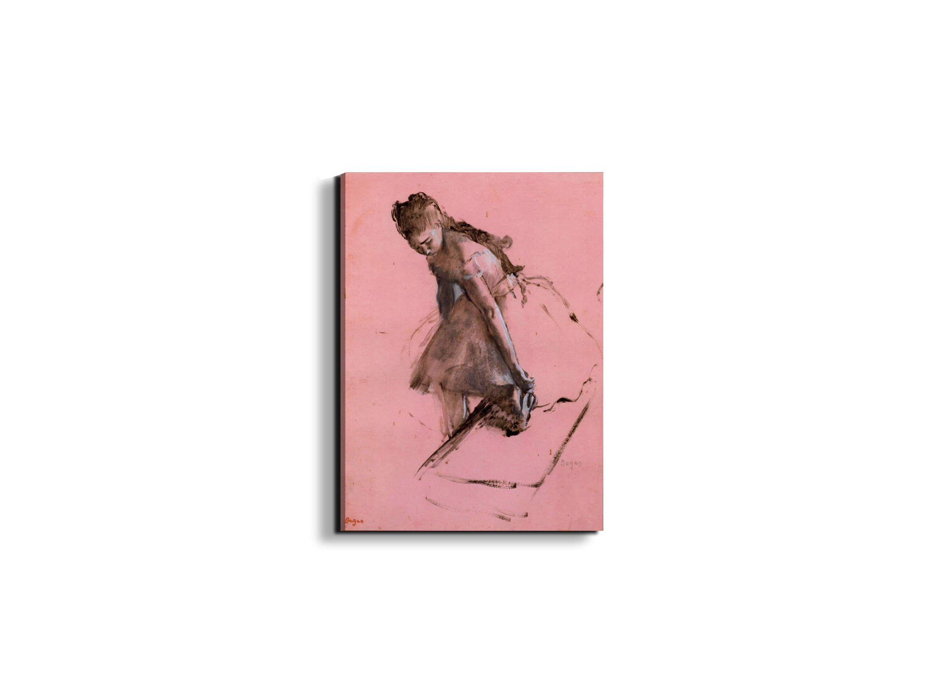 dancer-slipping-on-her-shoeas93052-#materiale_EarthArt Materic/dimensioni_37,50x50