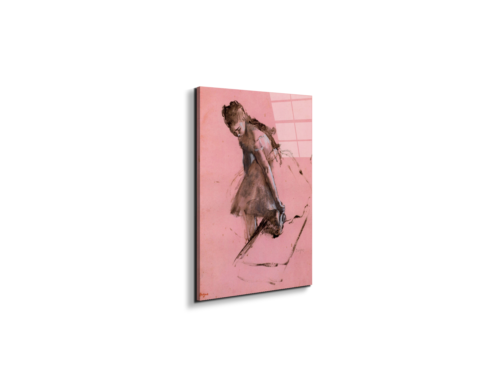 dancer-slipping-on-her-shoeas93052-#materiale_EarthArt Total Gloss/dimensioni_37,50x50