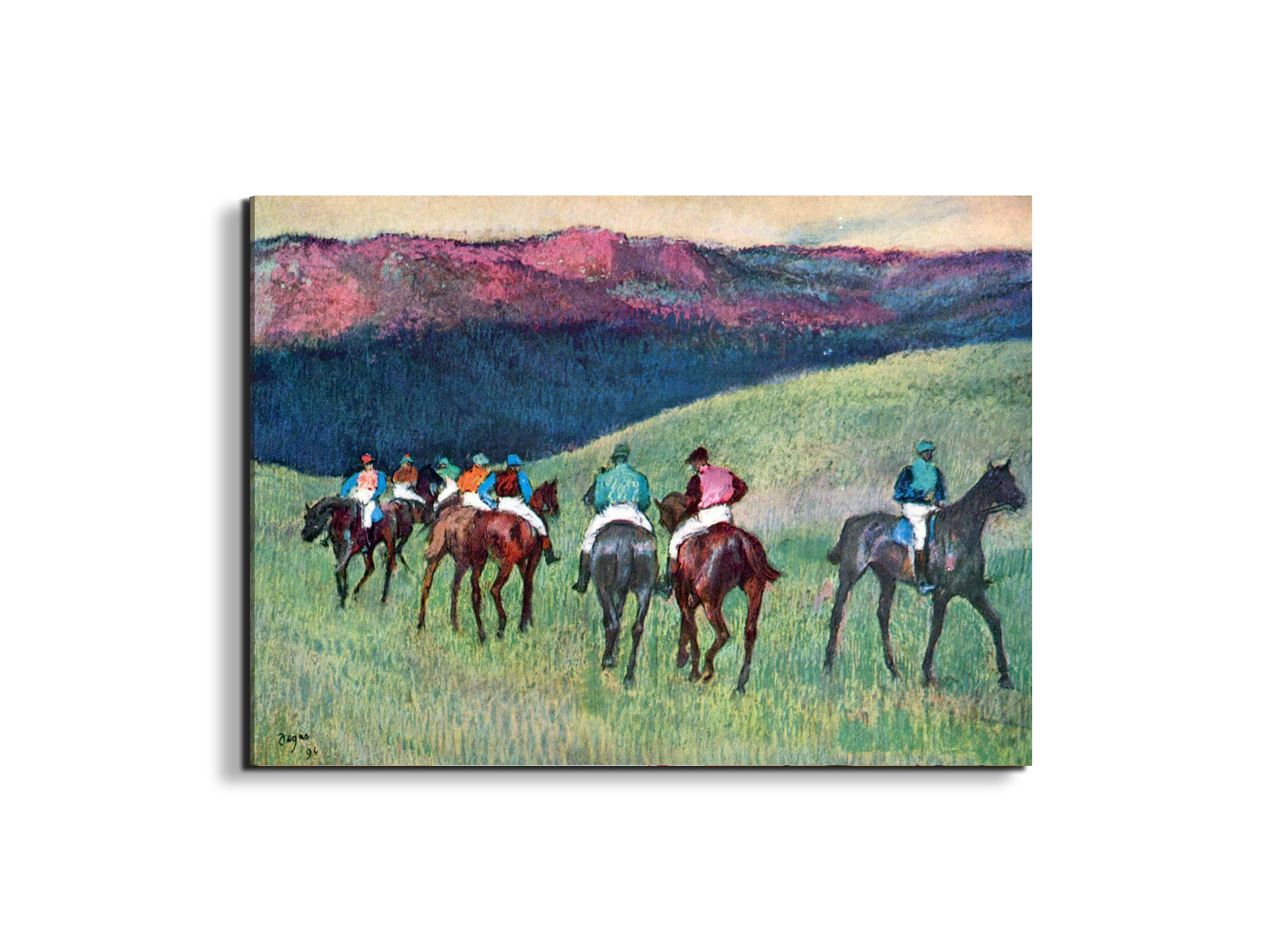 horse-racing-the-trainingas93073-#materiale_EarthArt Materic/dimensioni_76x57