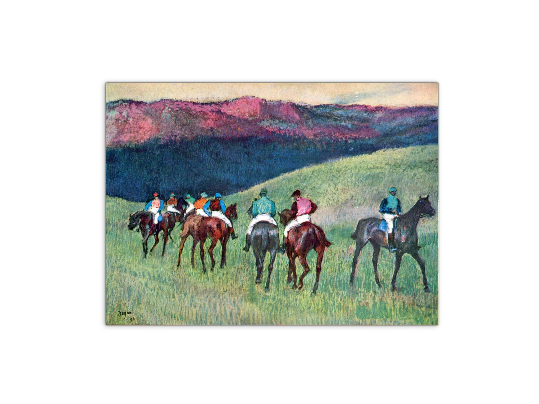 horse-racing-the-trainingas93073-#materiale_MetalArt Materic/dimensioni_76x57