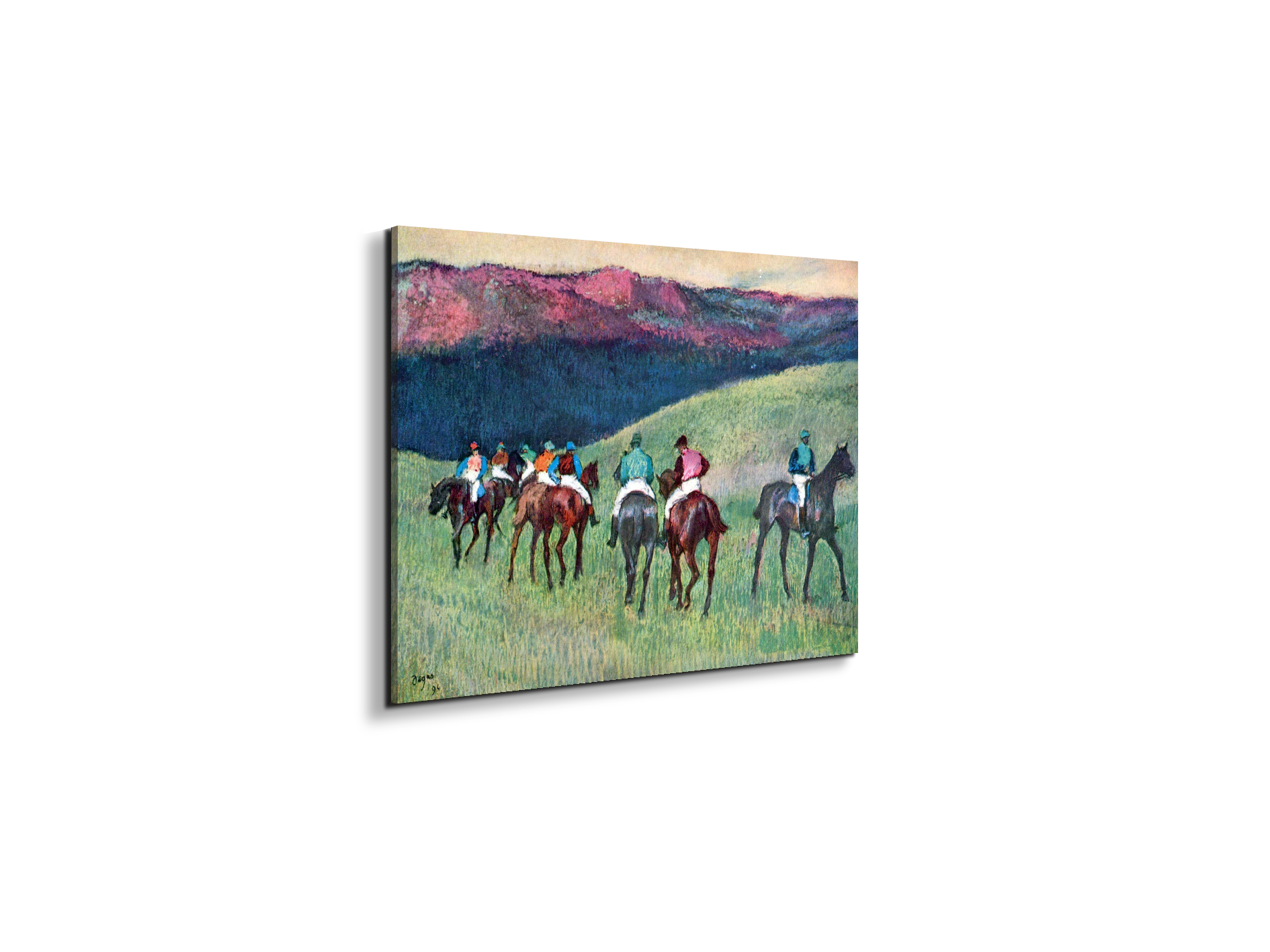 horse-racing-the-trainingas93073-#materiale_EarthArt Materic/dimensioni_50x37,50