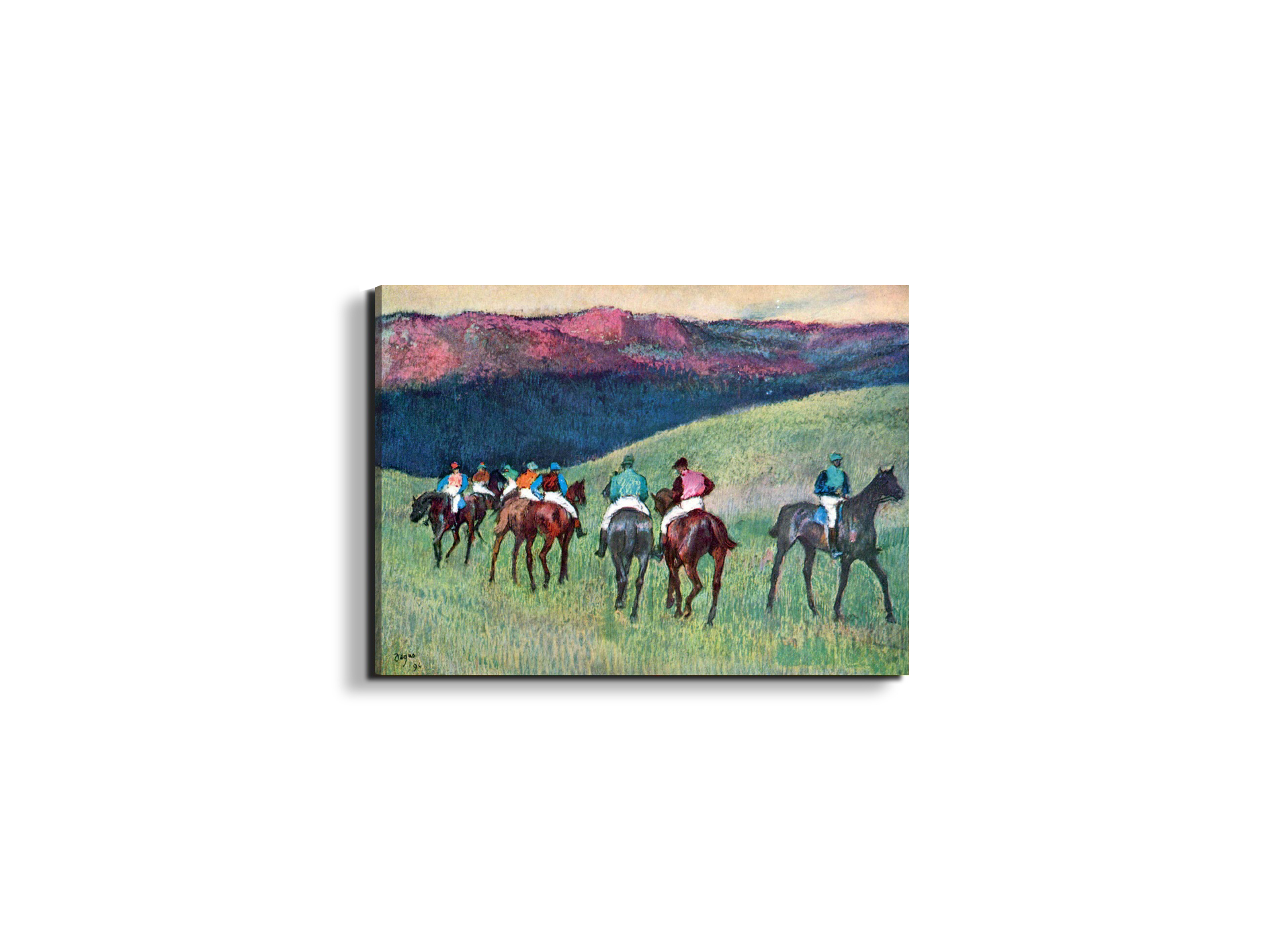 horse-racing-the-trainingas93073-#materiale_EarthArt Materic/dimensioni_50x37,50