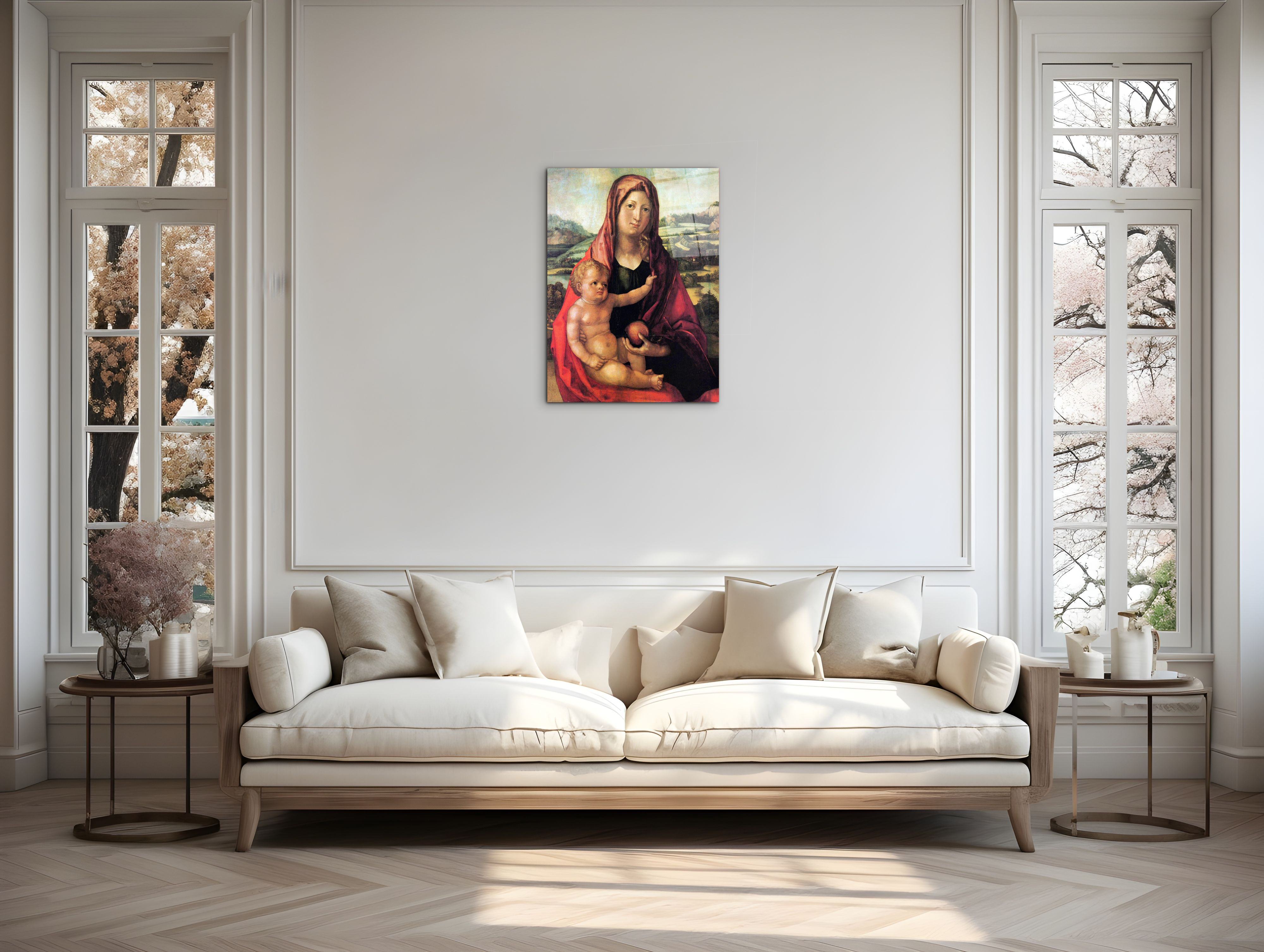 mary-with-child-against-a-landscapeas93206-#materiale_CrystalArt/dimensioni_57x76