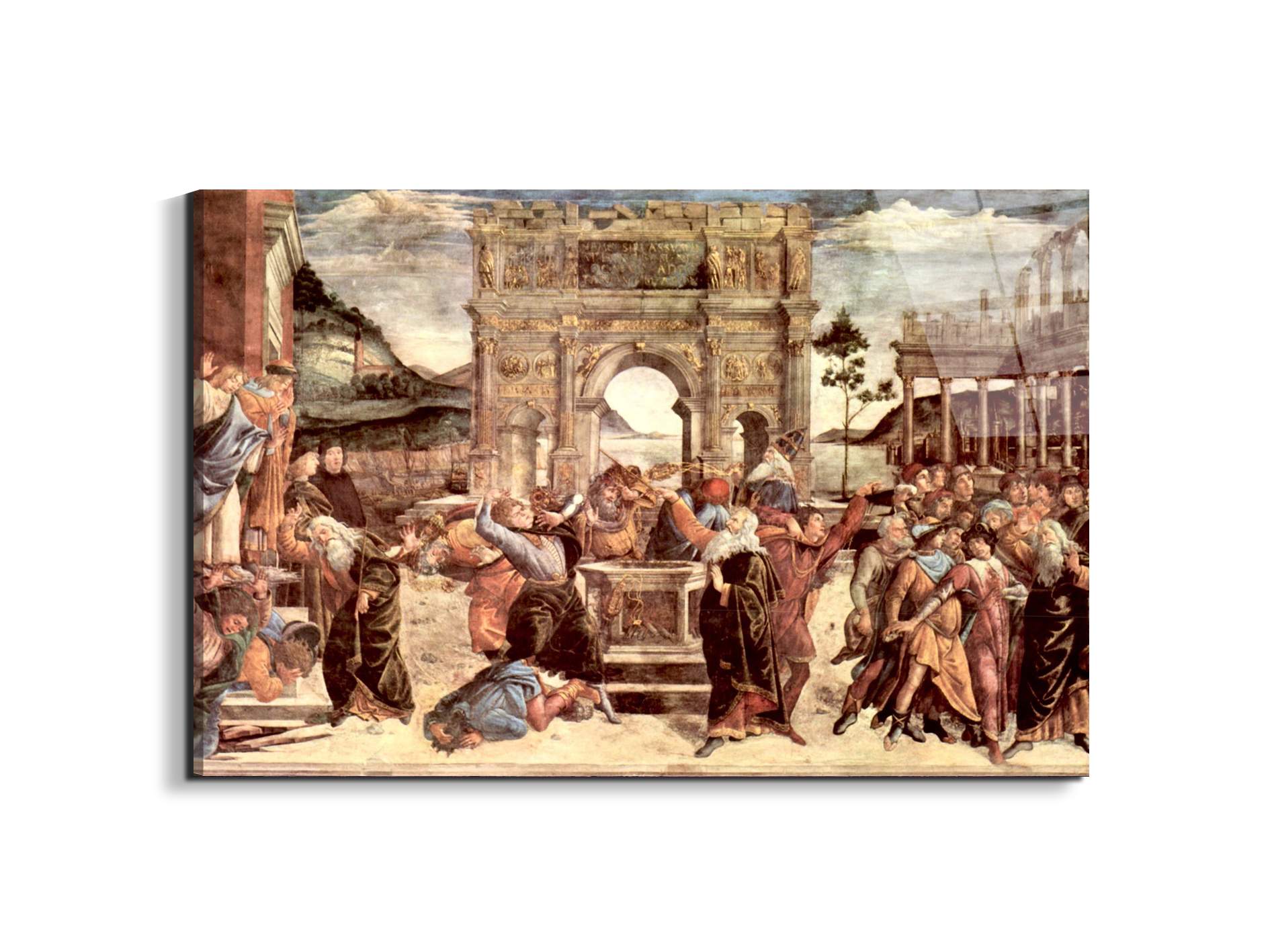 sistine-chapel-punishing-the-levites-detailas93263-#materiale_EarthArt Total Gloss/dimensioni_79,5x53