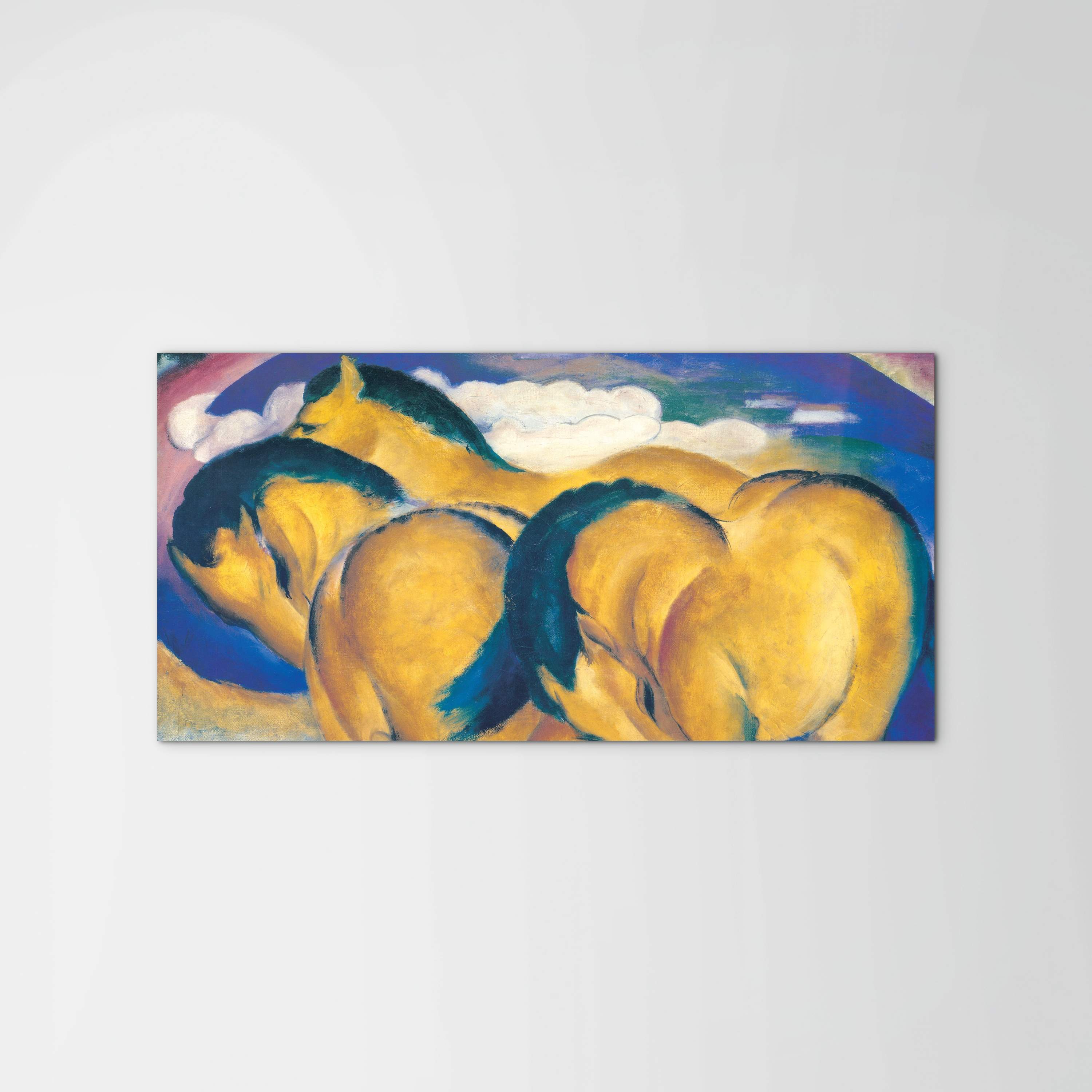 homage-to-marc-little-yellow-horseec16636-#materiale_MetalArt Materic/dimensioni_100x50