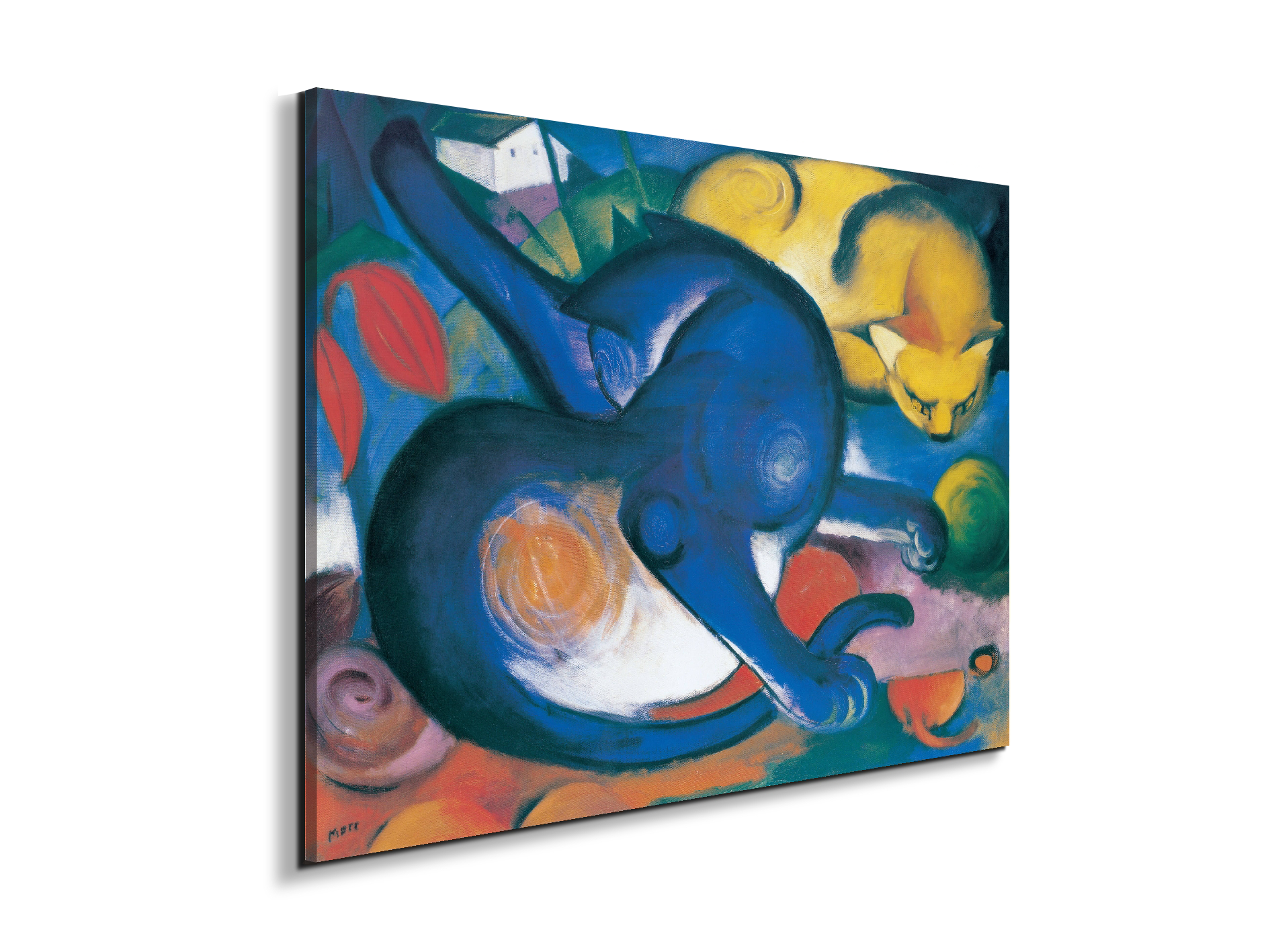 homage-to-marc-two-cats-blue-and-yellowec16643-