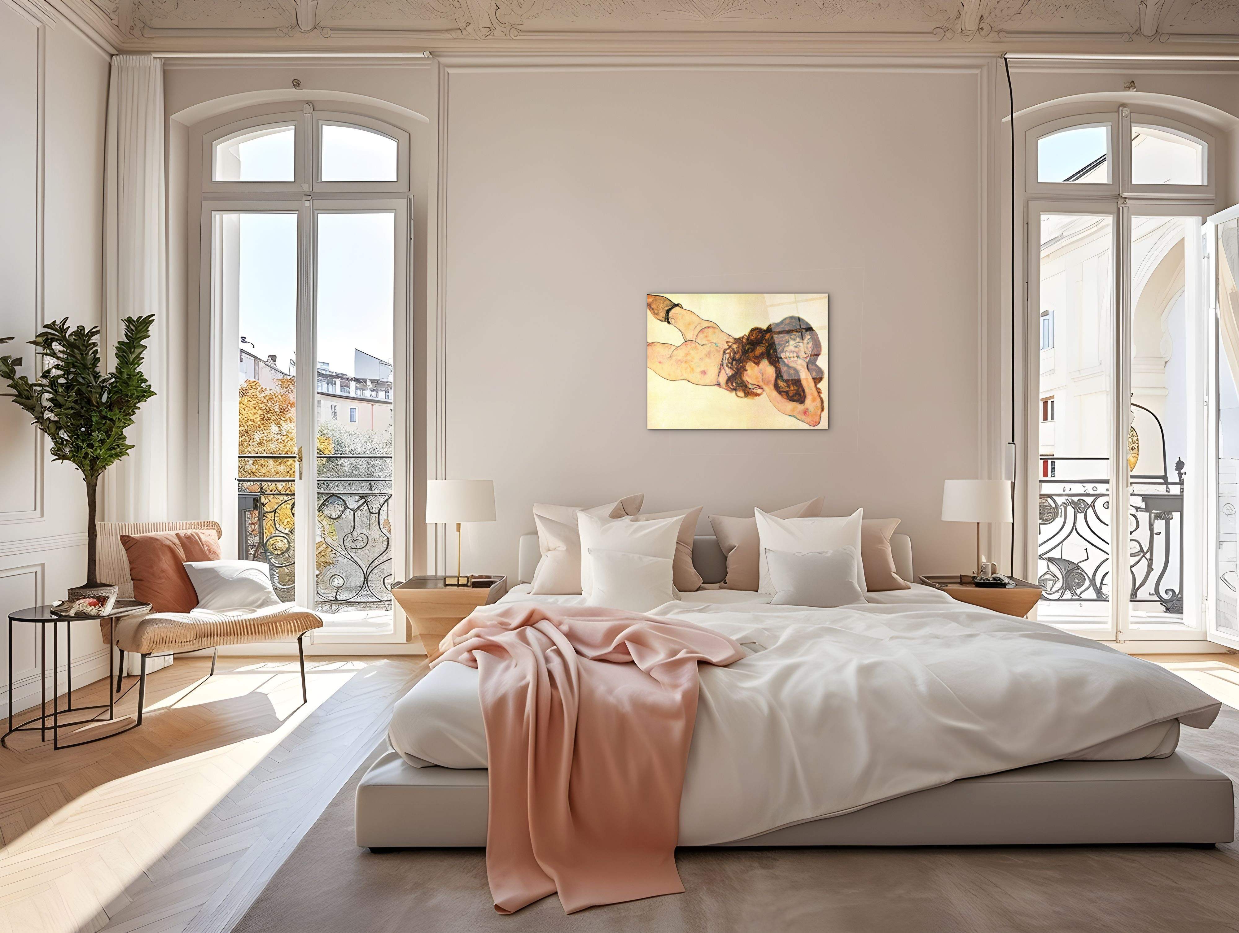 homage-to-schiele-female-nude-1917ec17603-#materiale_CrystalArt/dimensioni_77,5x58