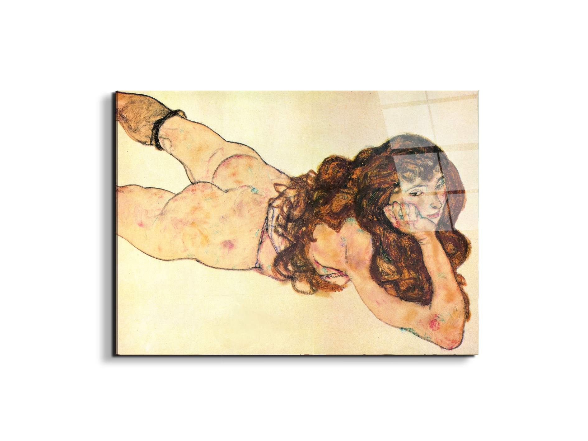 homage-to-schiele-female-nude-1917ec17603-#materiale_EarthArt Total Gloss/dimensioni_77,5x58