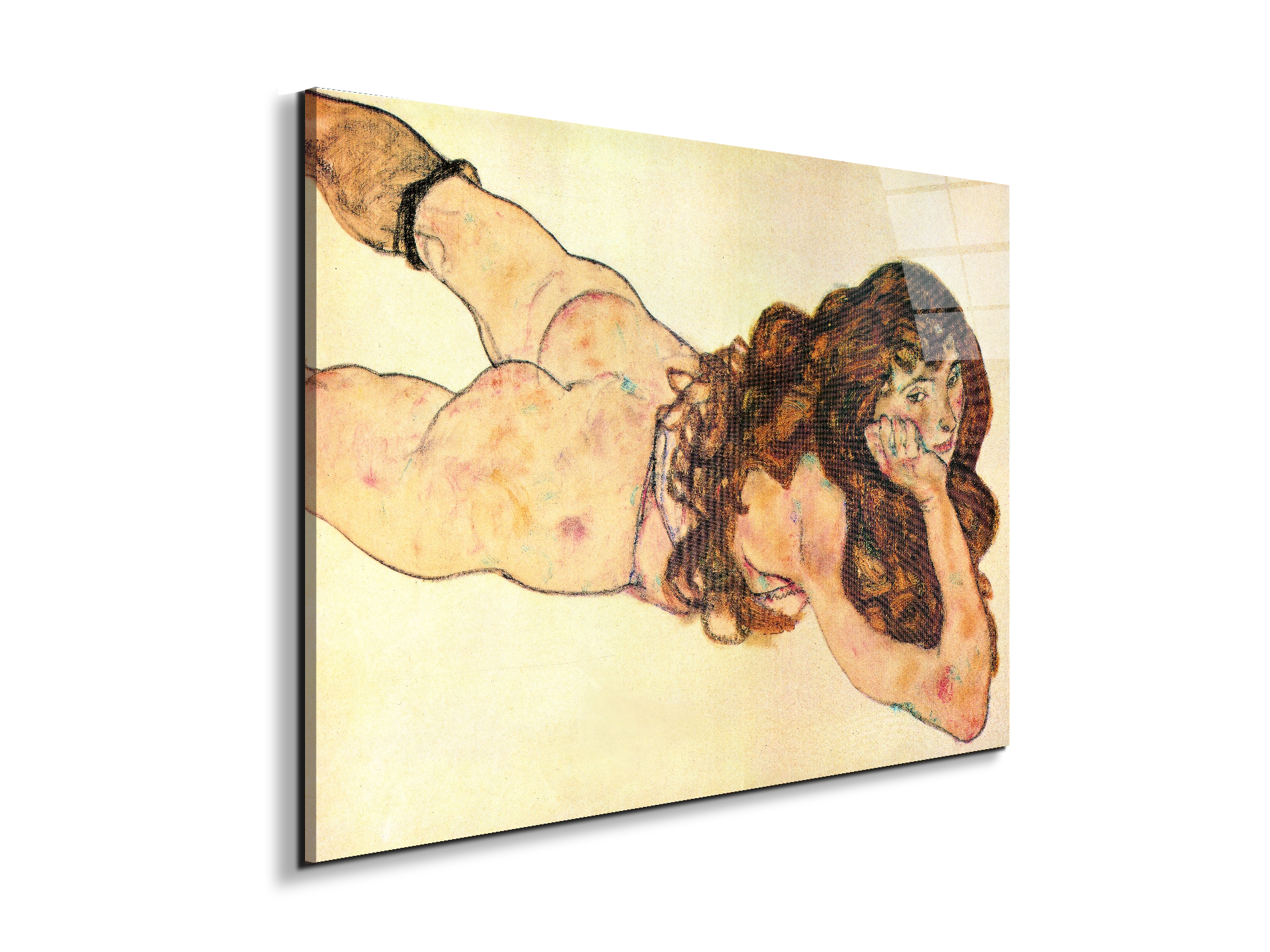 homage-to-schiele-female-nude-1917ec17603-#materiale_EarthArt Total Gloss/dimensioni_77,5x58