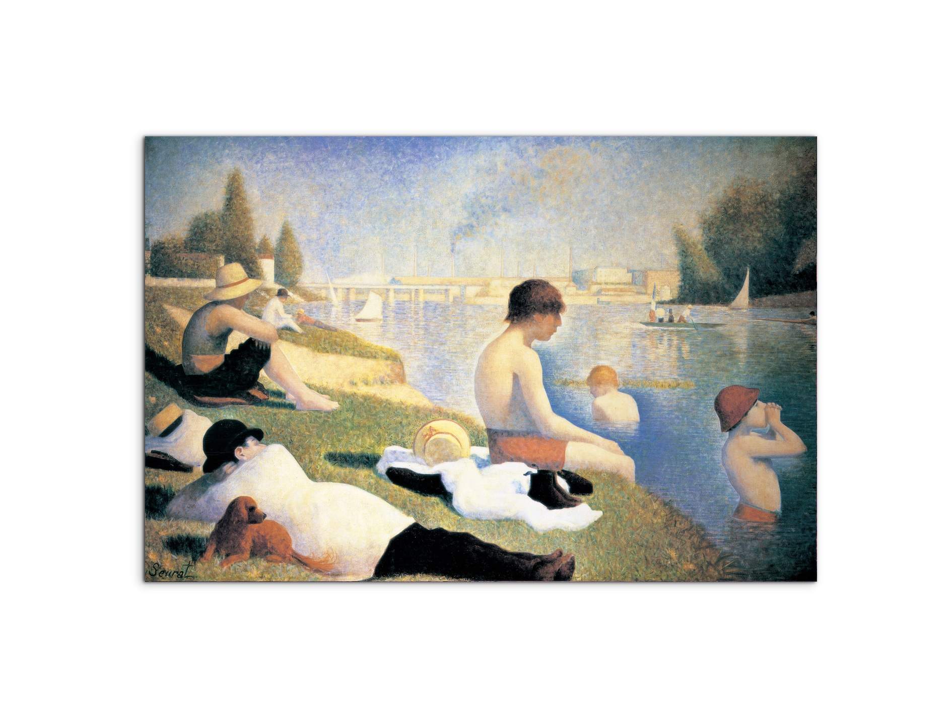 homage-to-seurat-baignade-a-asnieresec17689-#materiale_MetalArt Materic/dimensioni_79,5x53