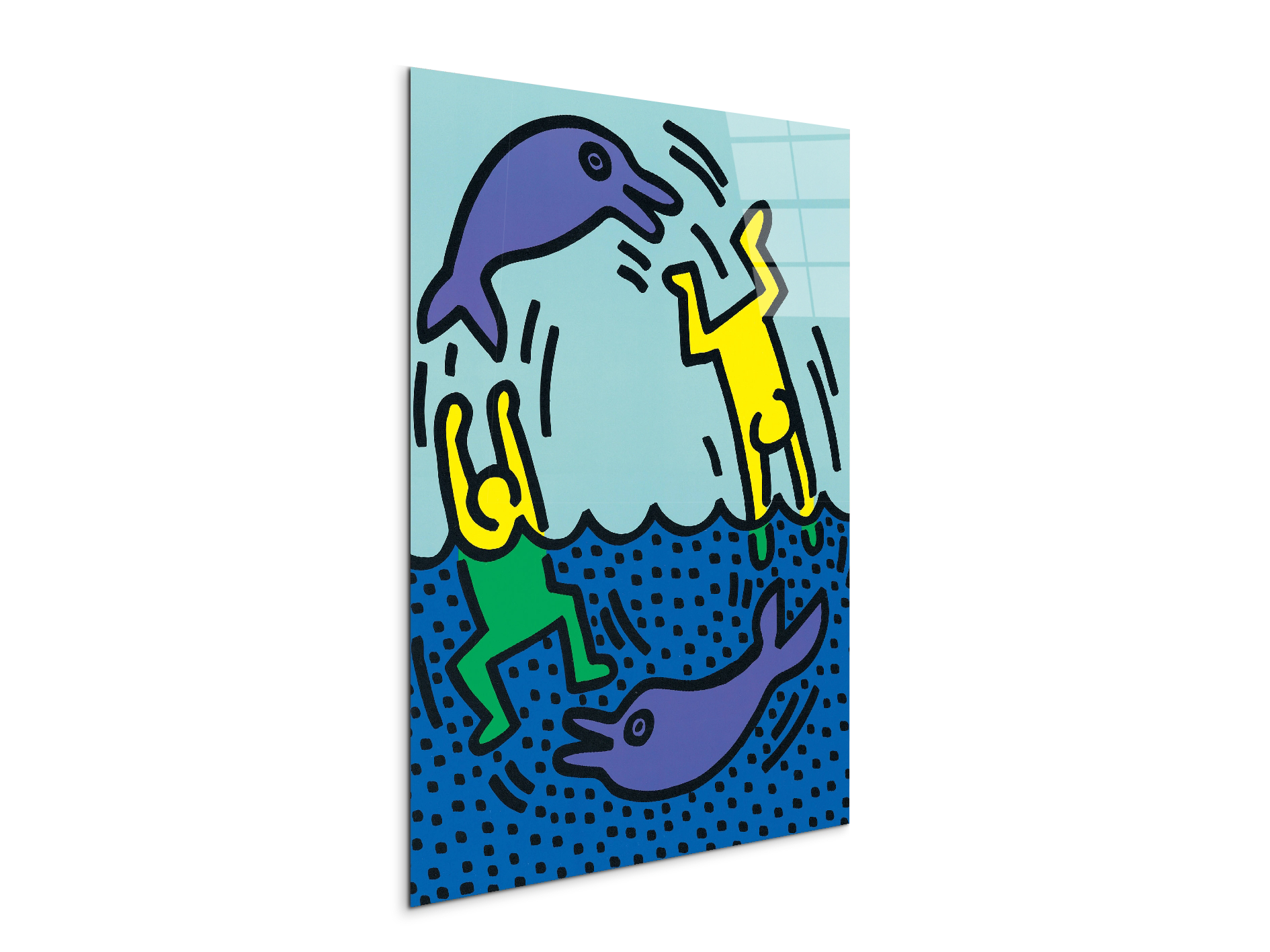 homage-to-keith-dolfinsec18701-#materiale_CrystalArt/dimensioni_58x77,5