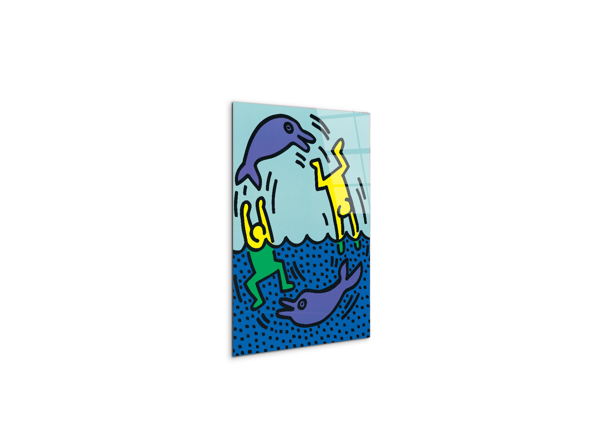 homage-to-keith-dolfinsec18701-#materiale_CrystalArt/dimensioni_37,42x50