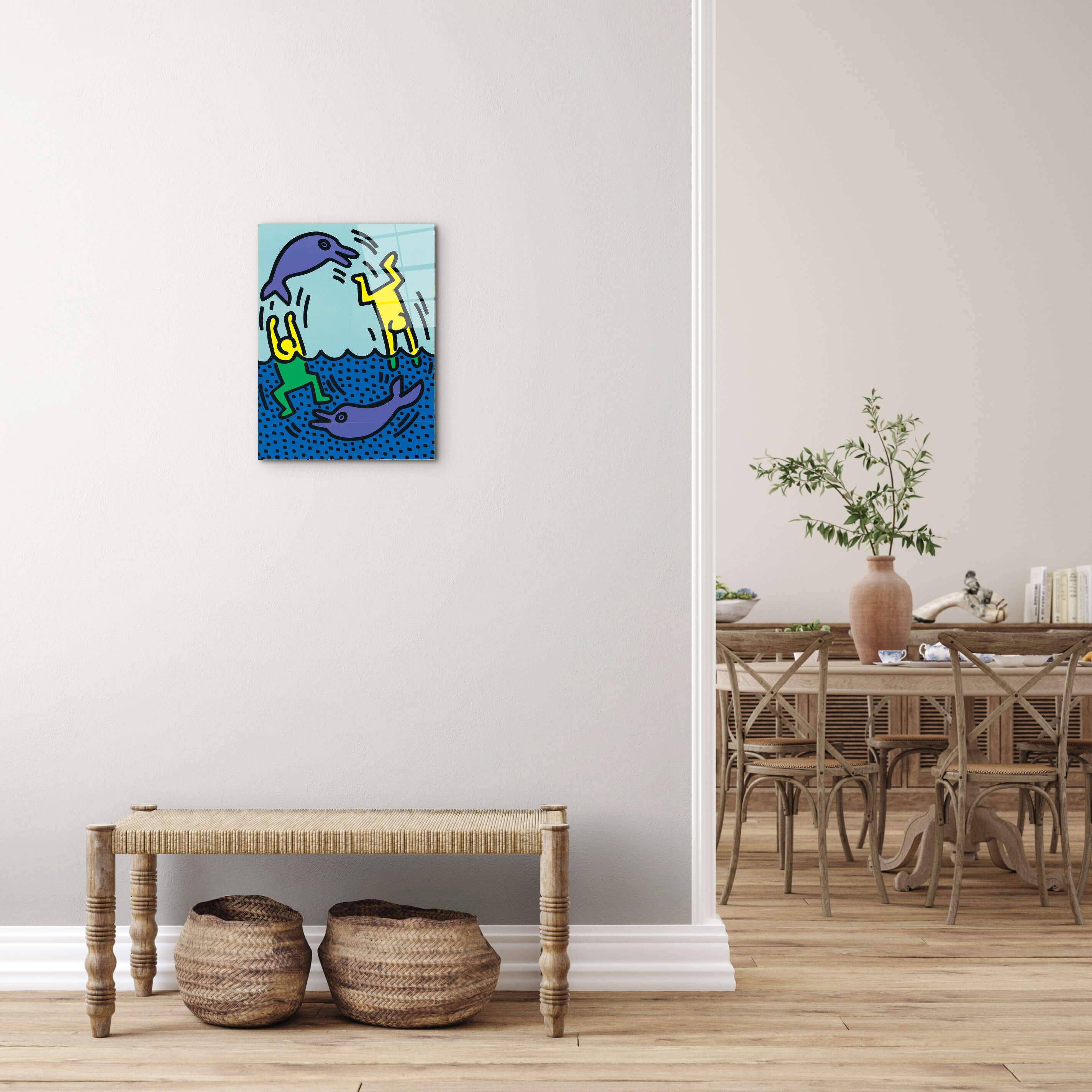 homage-to-keith-dolfinsec18701-#materiale_CrystalArt/dimensioni_37,42x50