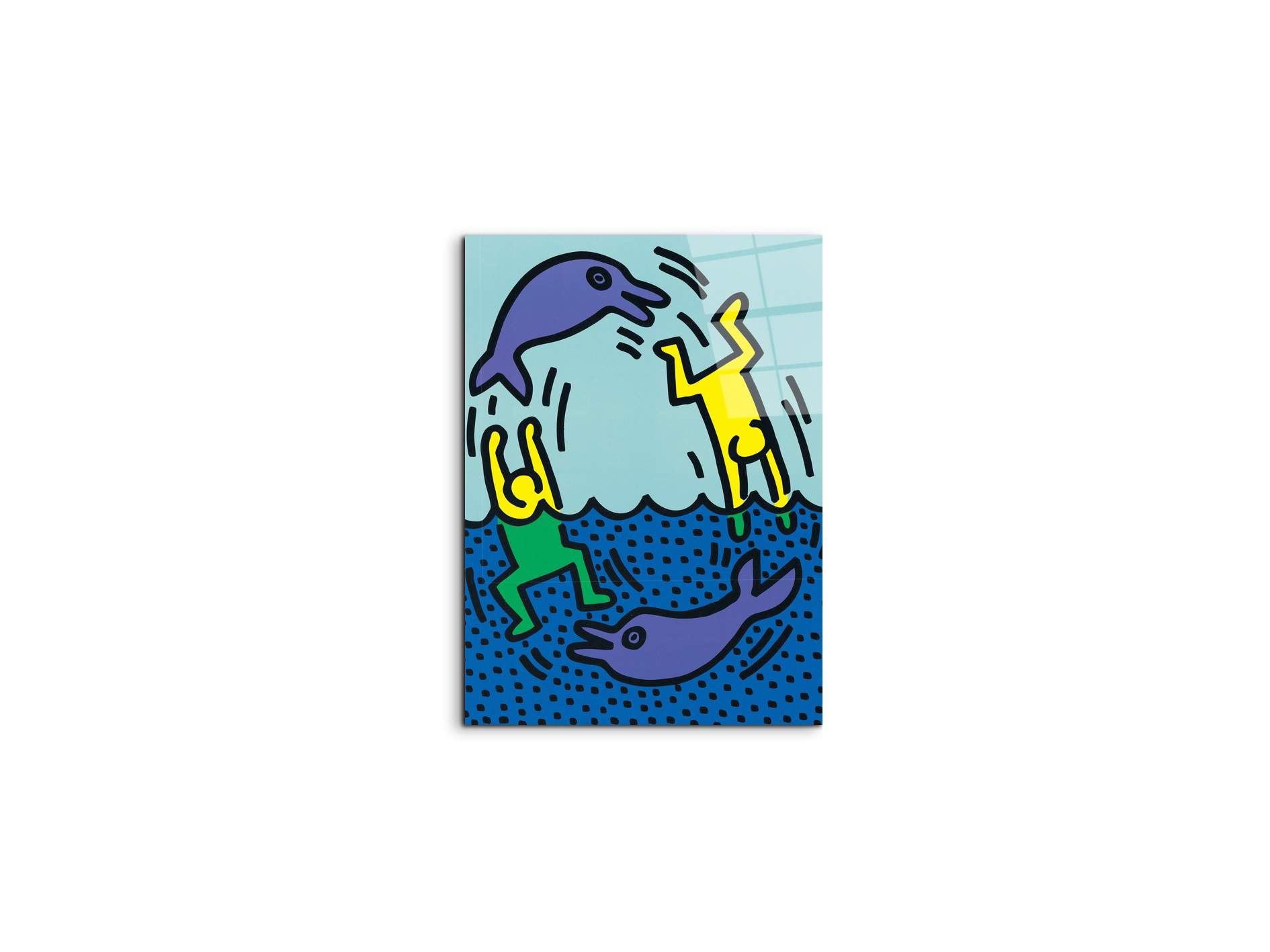 homage-to-keith-dolfinsec18701-#materiale_CrystalArt/dimensioni_37,42x50